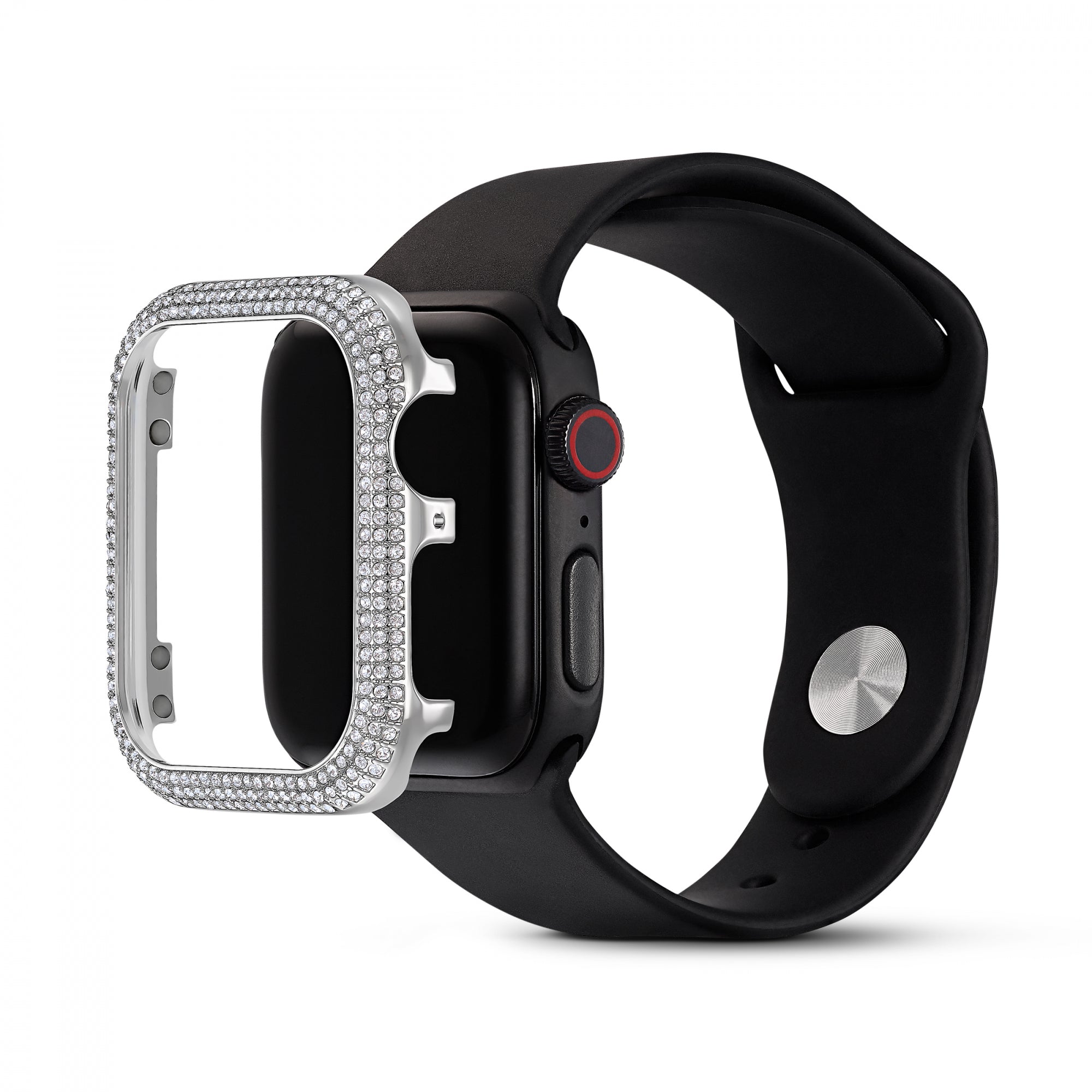 40 mm Sparkling Apple Saat Uyumlu Kılıf, Gümüş