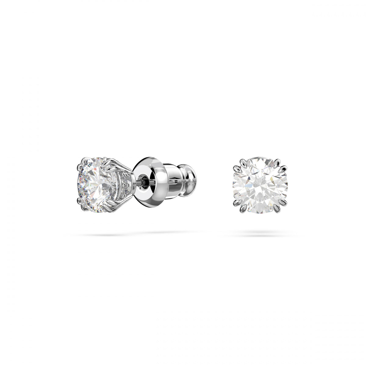 Constella Set, Round Cut, Beyaz, Rodyum Kaplama
