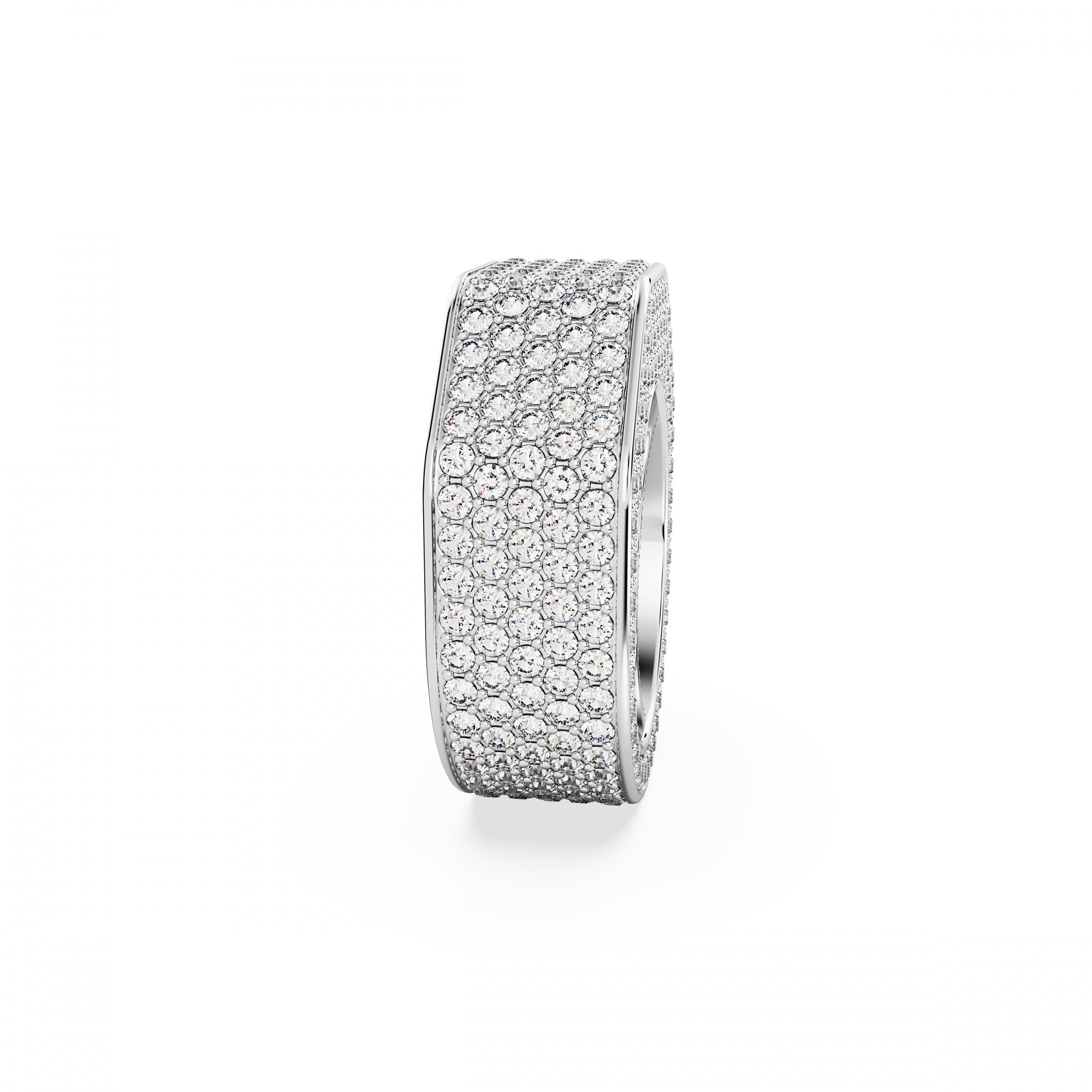 Dextera Yüzük, Octagon Shape, Pave, Beyaz, Rodyum Kaplama, 64