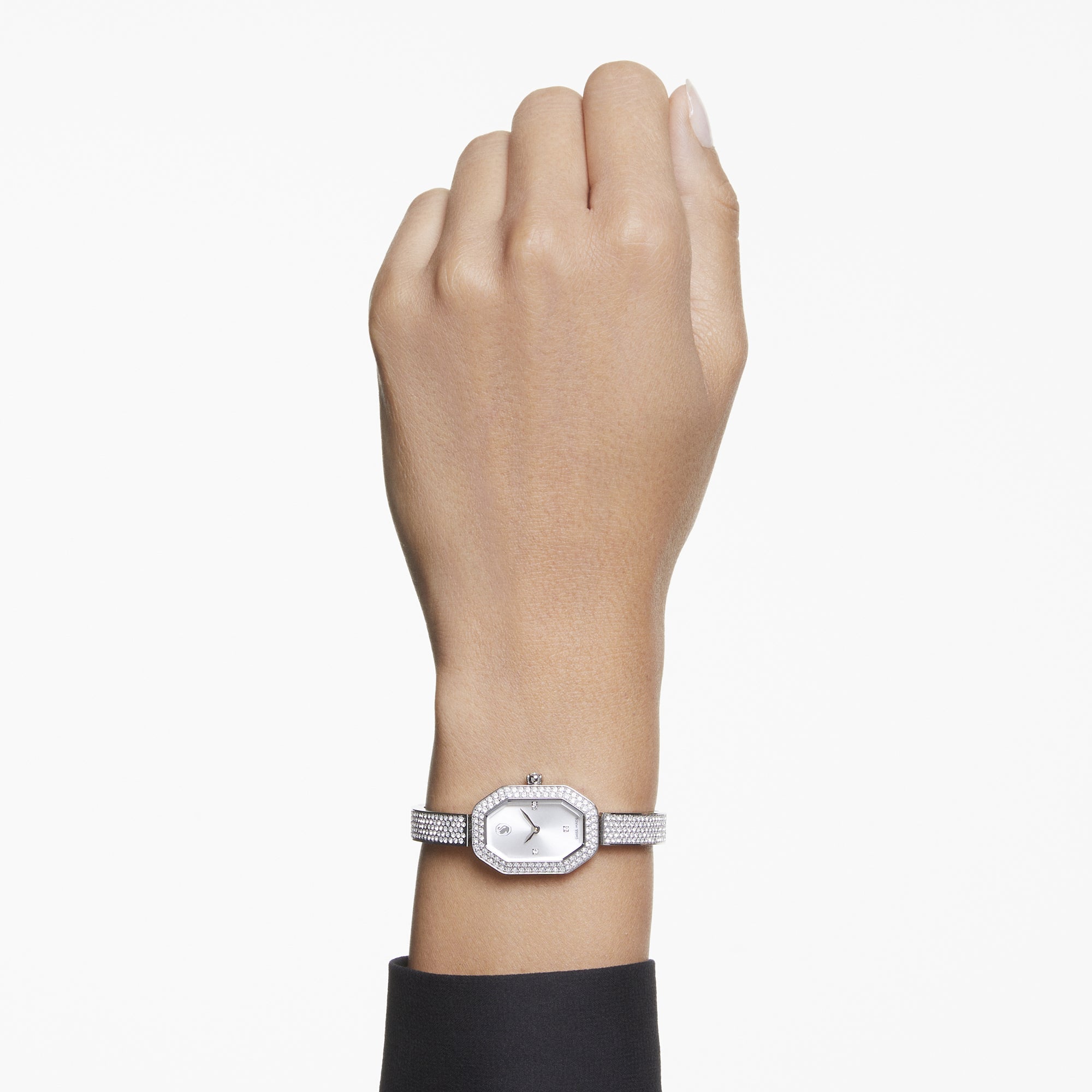 Dextera Bangle Saat, Metal Bileklik, Gümüş Rengi, Paslanmaz Çelik