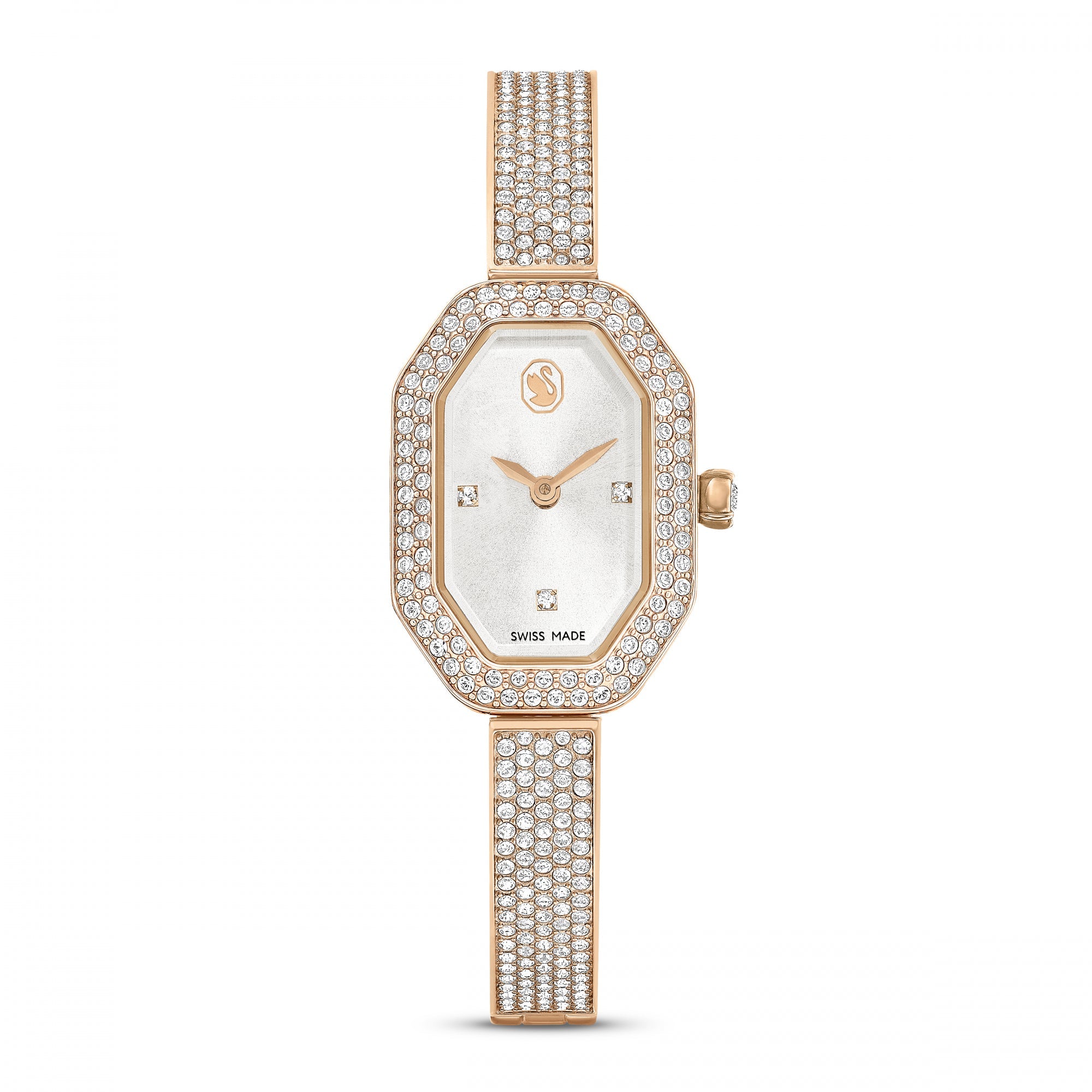 Dextera Bangle Saat, Metal Bileklik, Rose Altın Tonu, Pembe Altın Rengi Yüzey