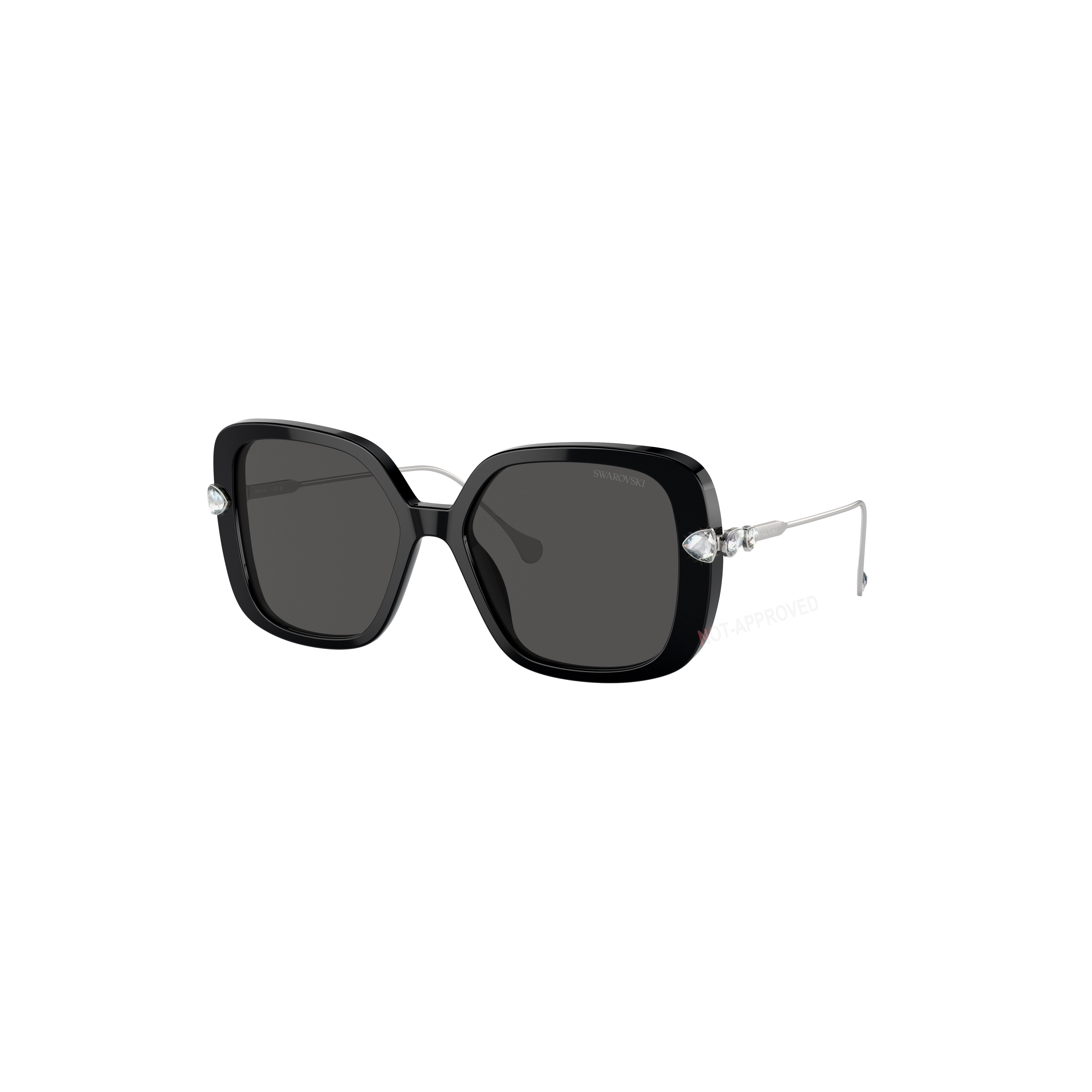 Mesmera Güneş Gözlüğü, Square Shape, Oversized, SK6011EL, Siyah