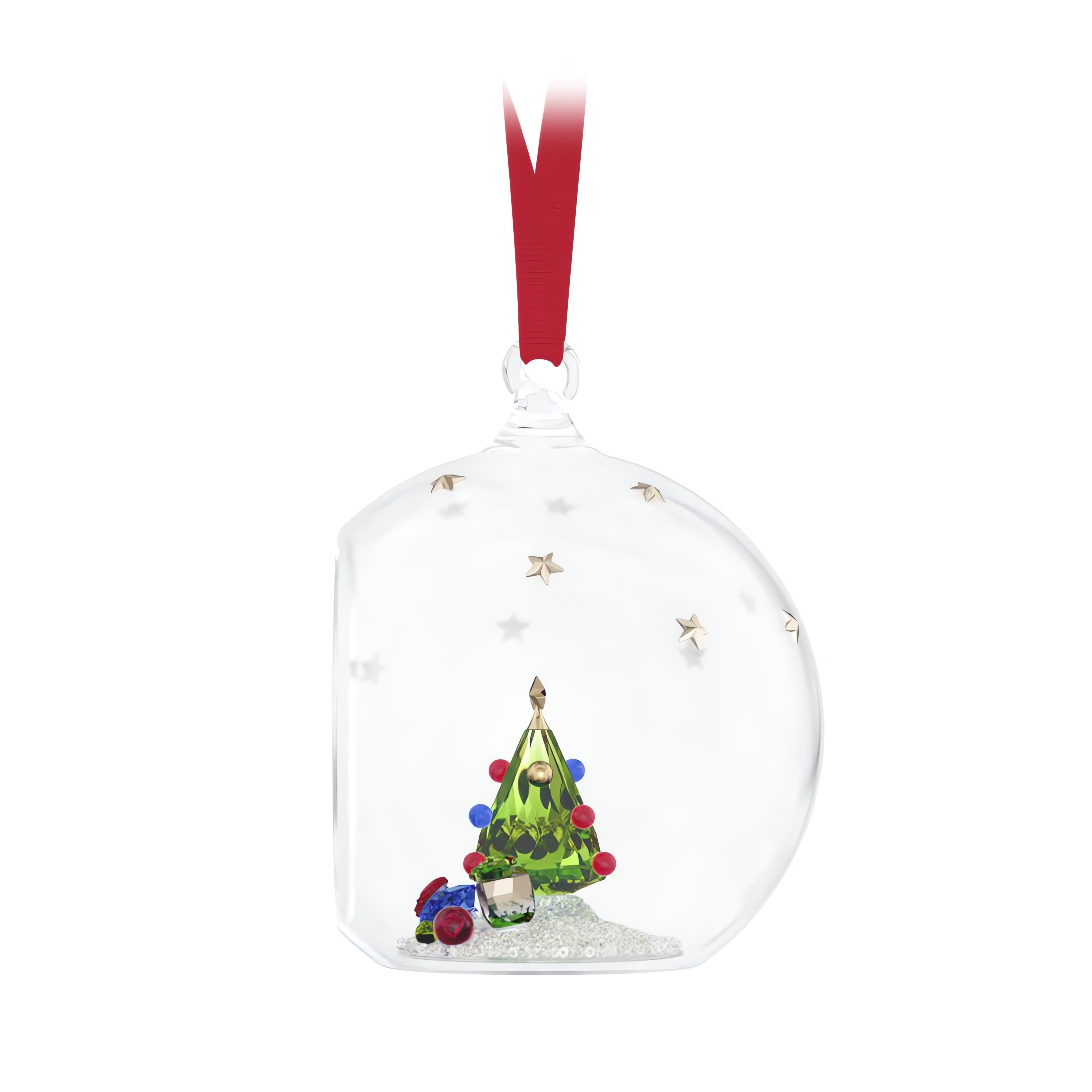 Holiday Cheers Tree and Gifts Ball Ornament
