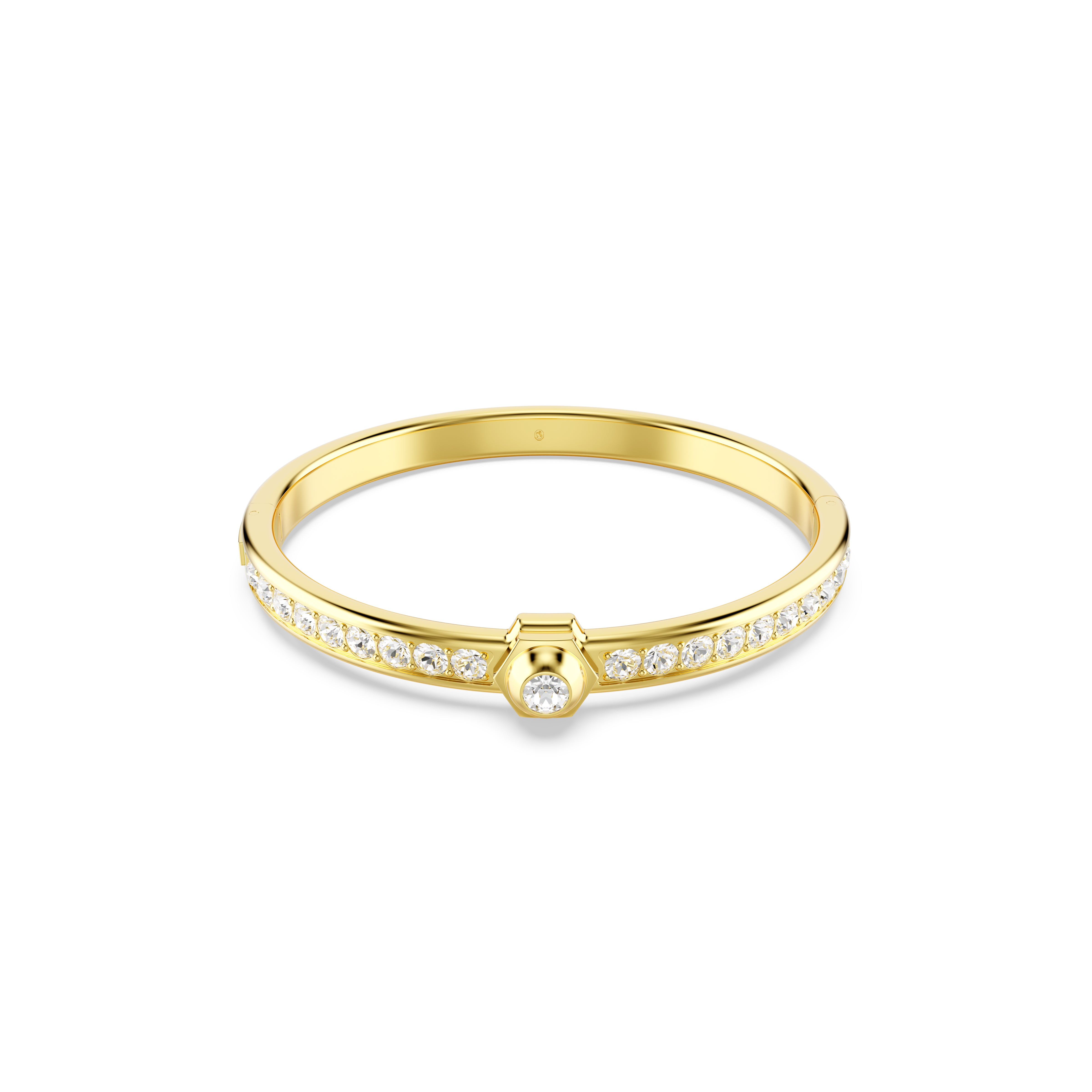 Numina Bileklik, Round Cut, Beyaz, Altin Rengi Kaplama, L