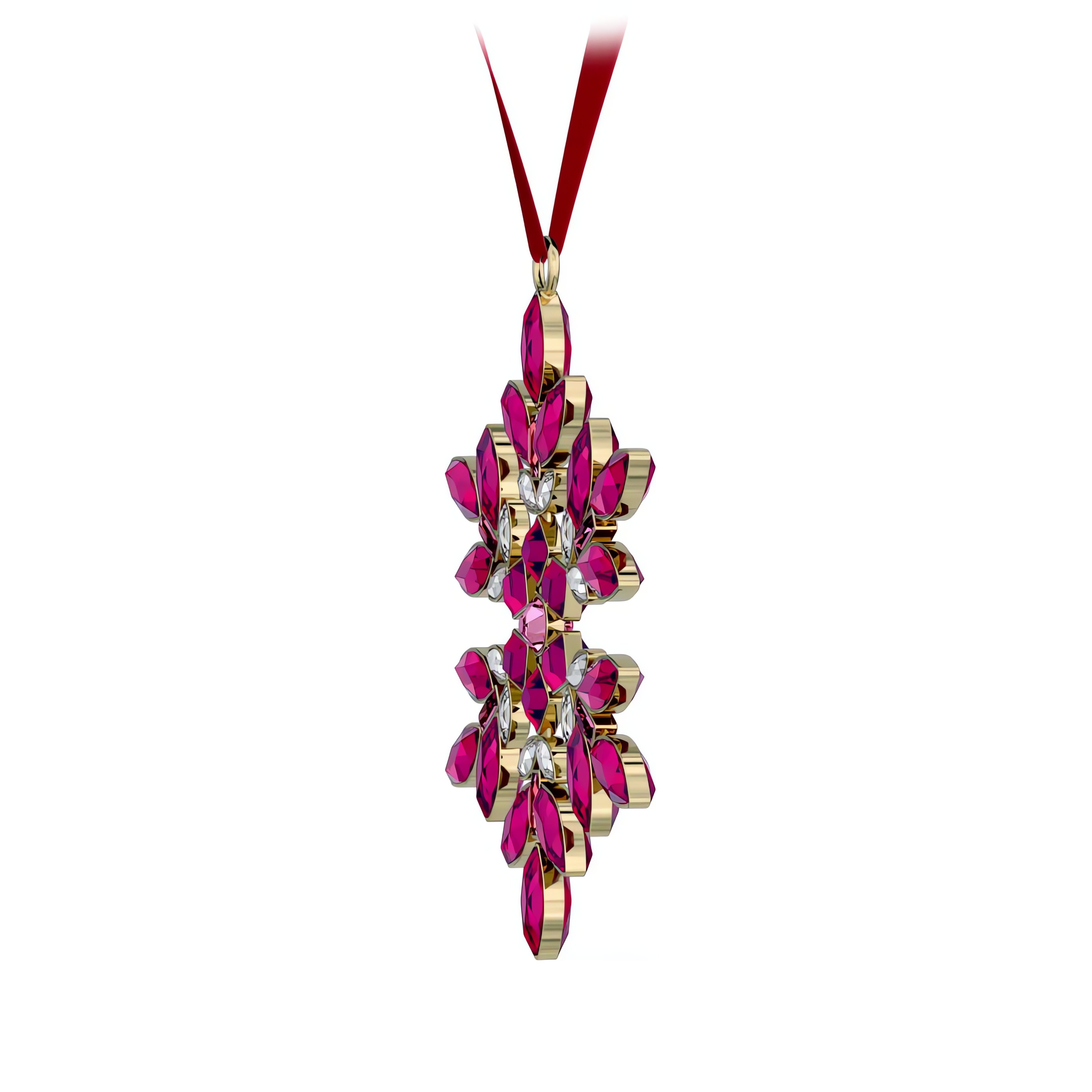 Gema Holiday Ornament, Red