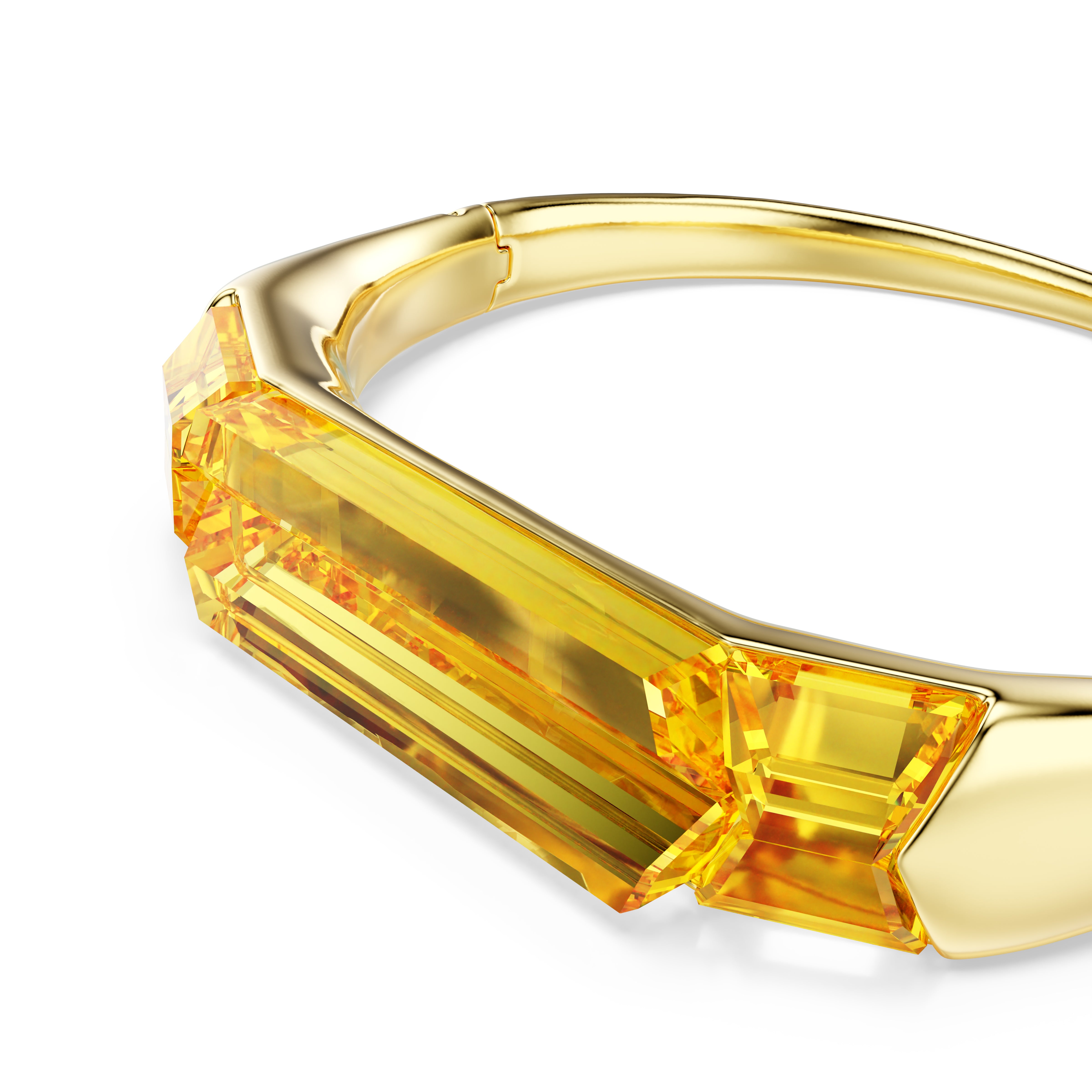 Lucent Bangle Bileklik, Sarı, Altın Rengi Kaplama