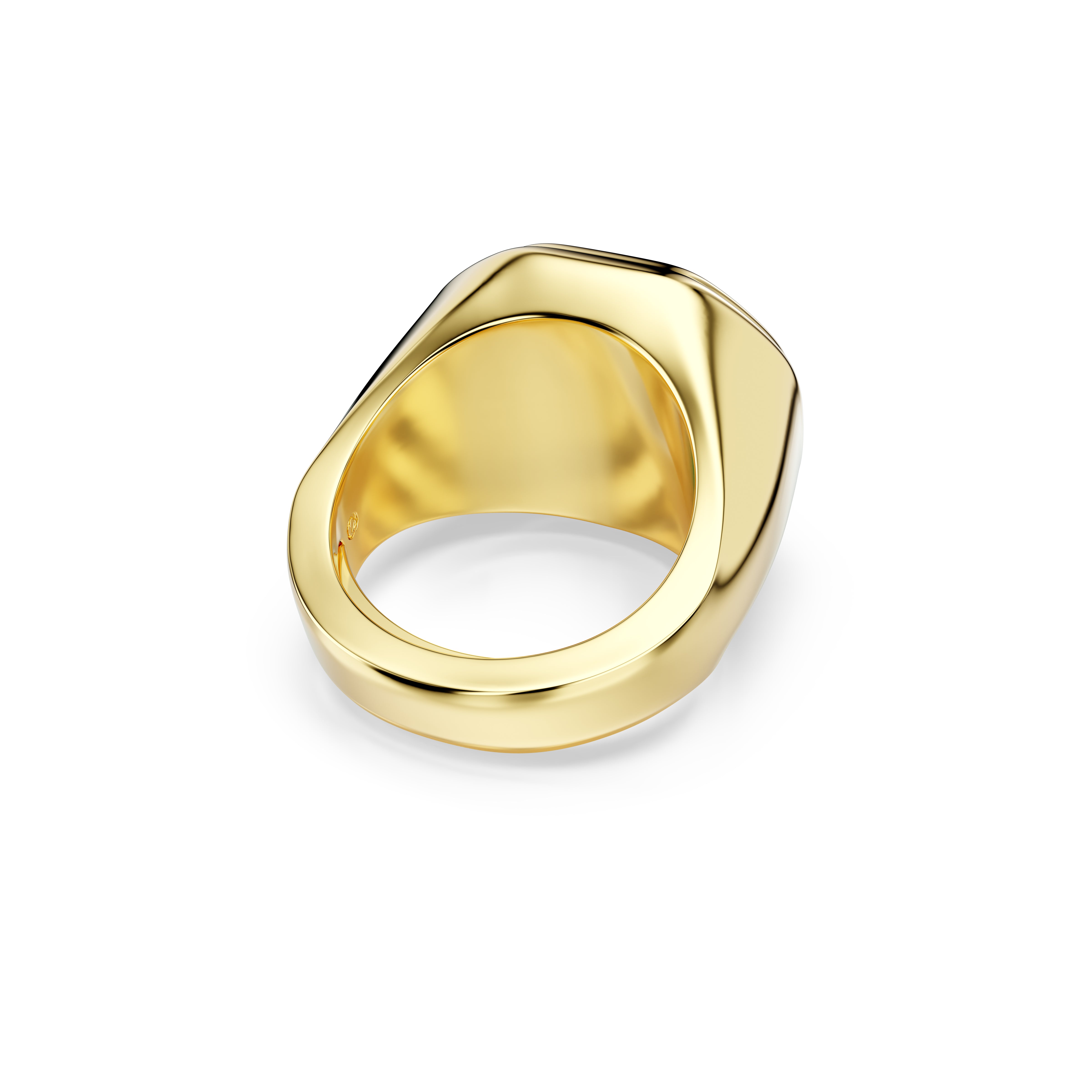 Chroma Kokteyl Yüzük, Octagon Kesim, Mavi, Altin Rengi Kaplama