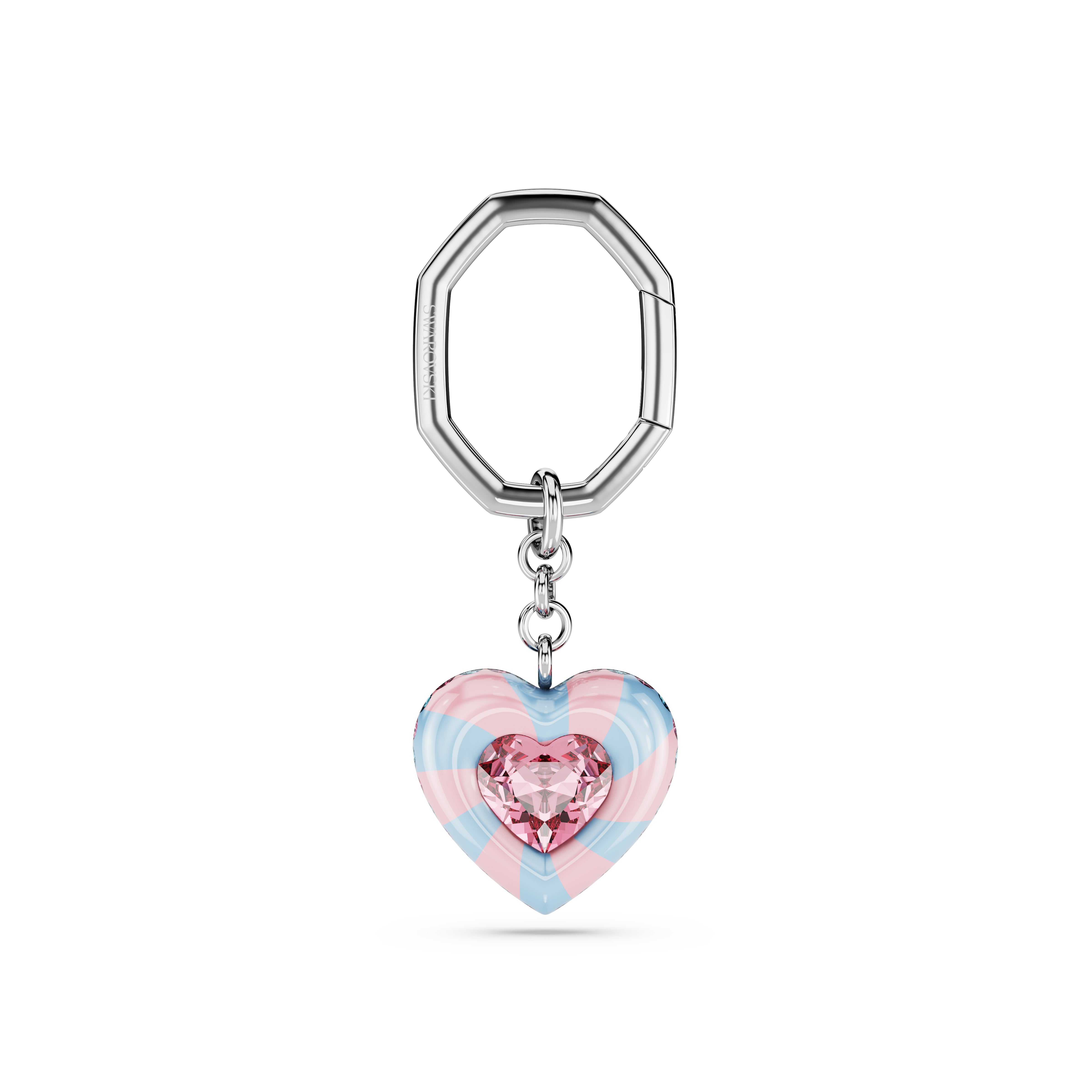 Dulcis Anahtarlik, Kalp Kesim, Kalp, Çok Renkli, Rodyum Kaplama