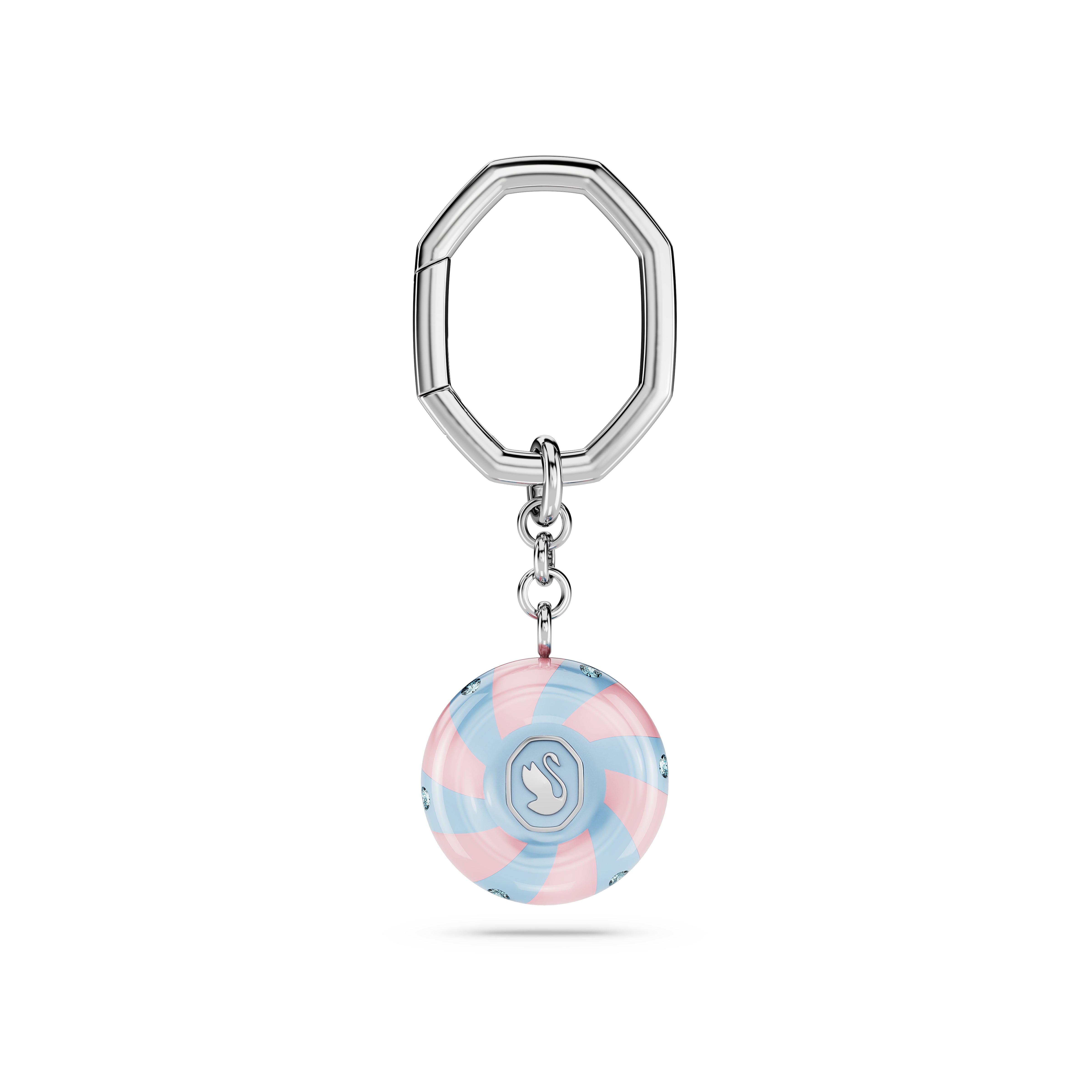 Dulcis Anahtarlik, Yuvarlak Kesim, Çok Renkli, Rodyum Kaplama