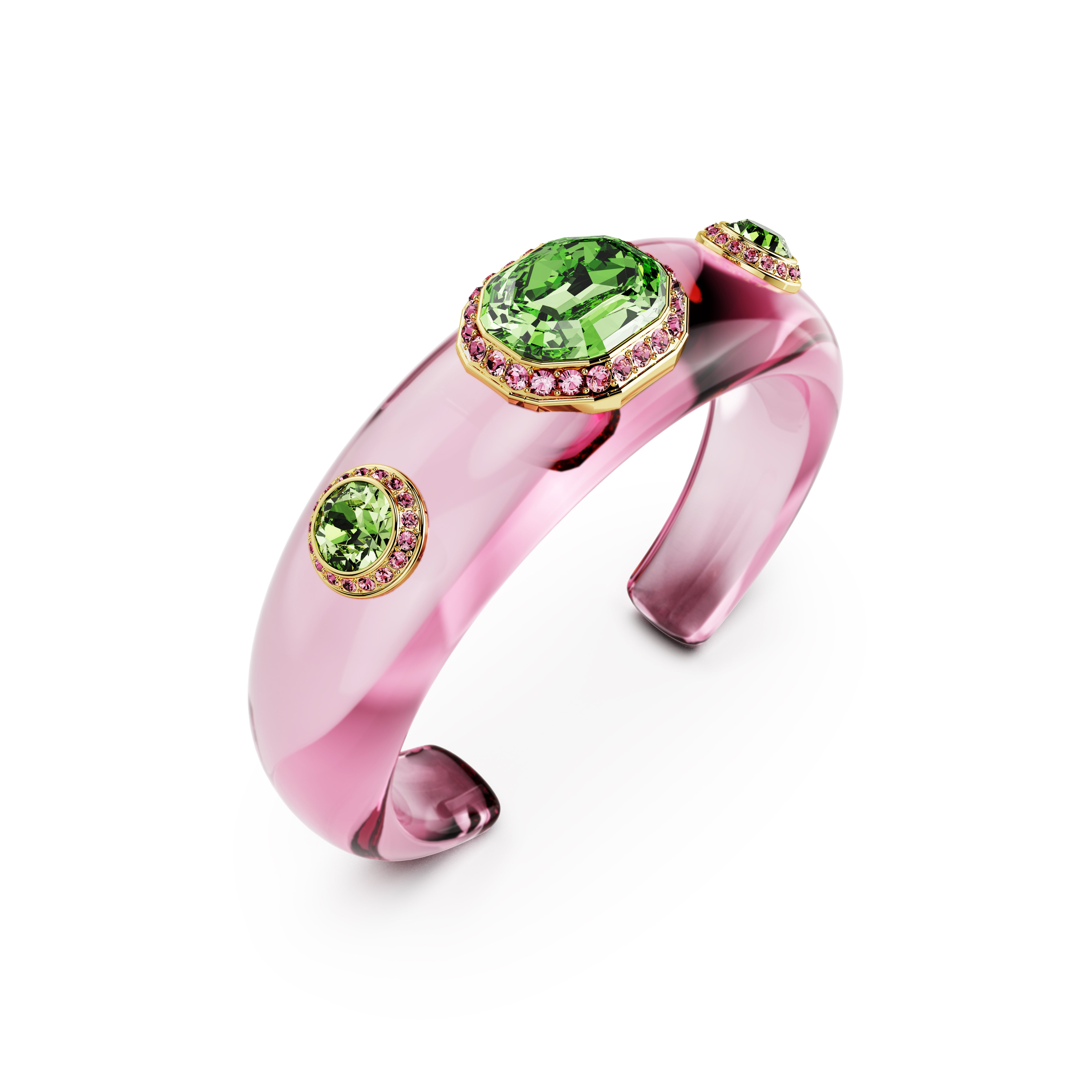 Dulcis Kelepçe Bileklik, Karişik Kesim, Çok Renkli, Altin Rengi Kaplama