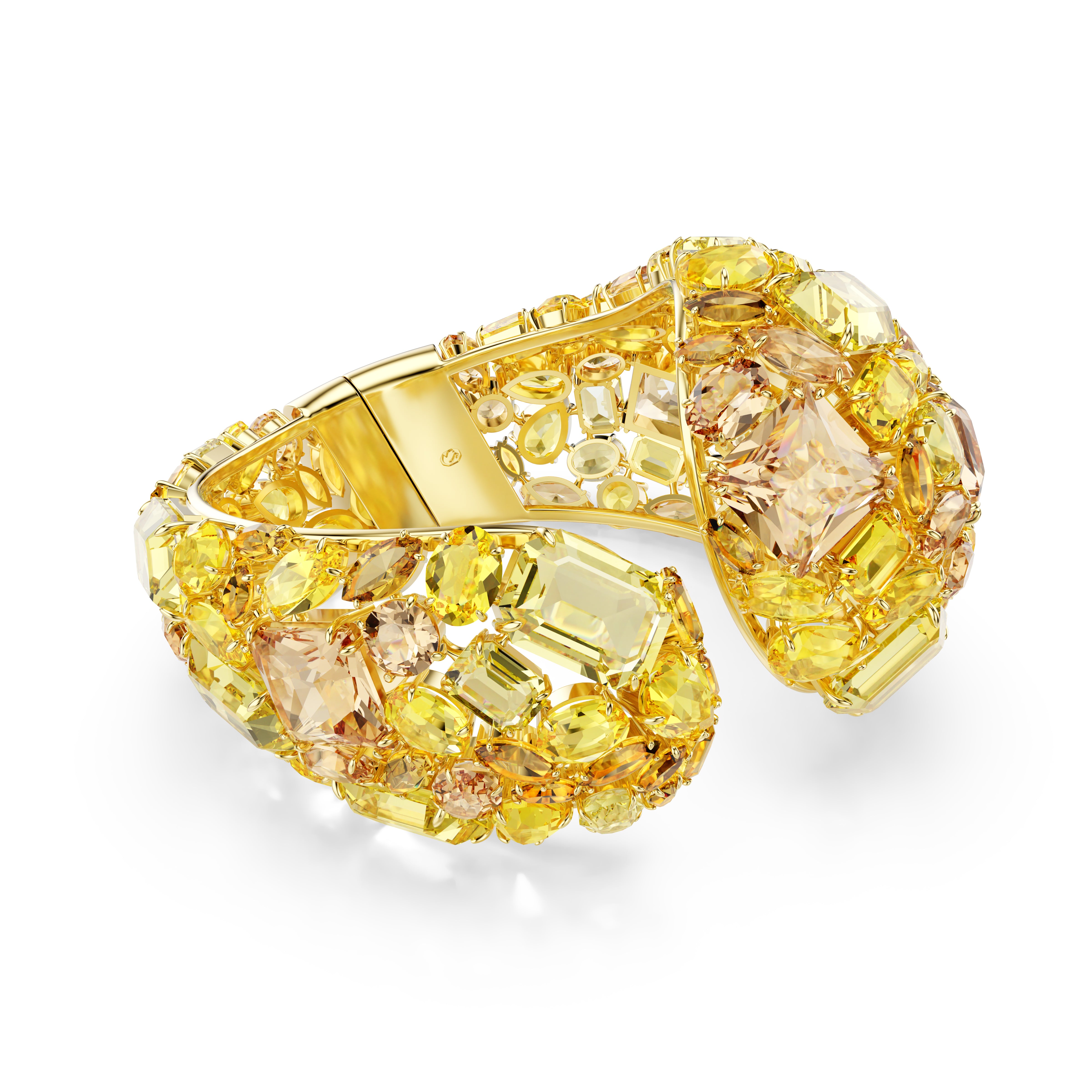 Gema Kelepçe Bileklik, Altin Rengi Kaplama