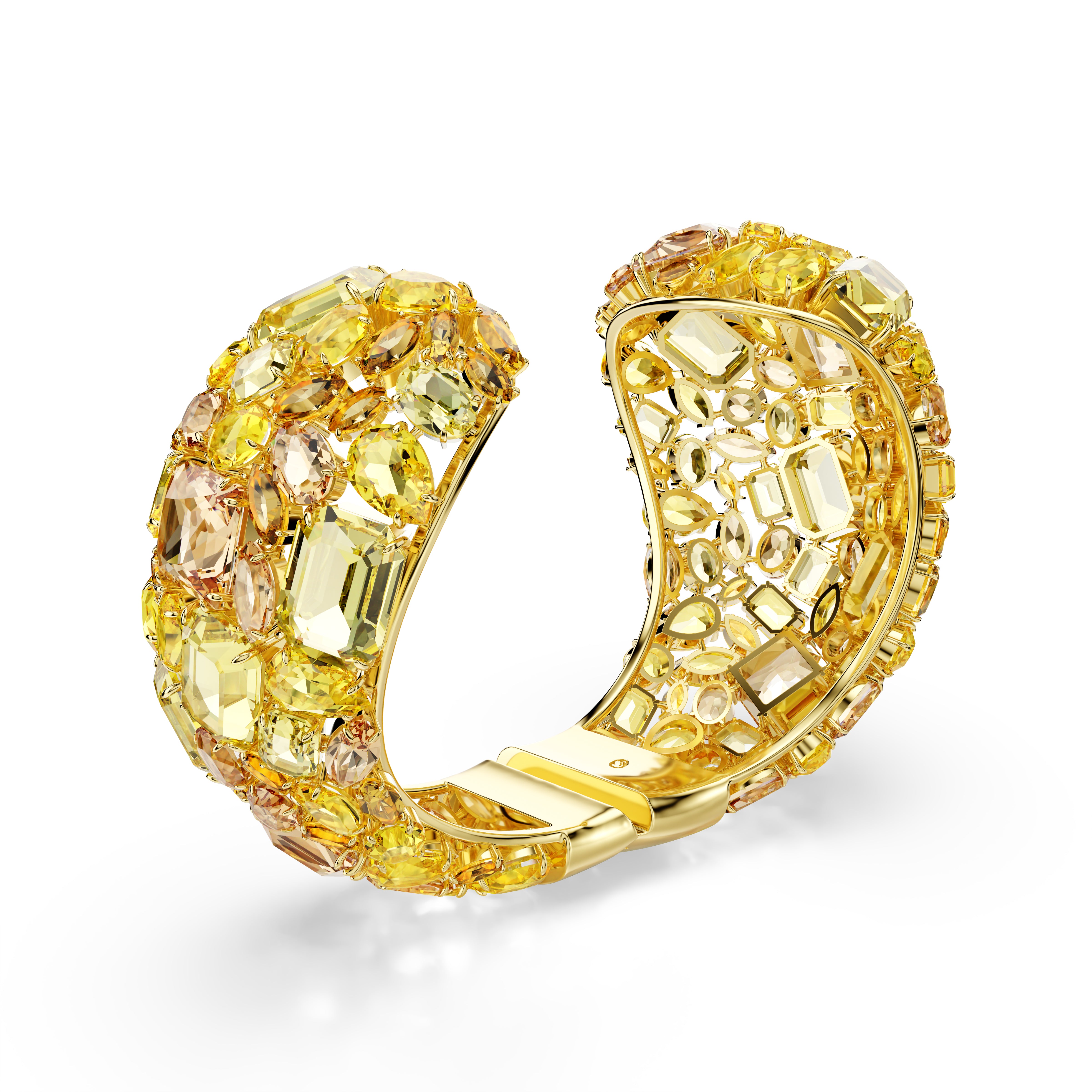 Gema Kelepçe Bileklik, Altin Rengi Kaplama