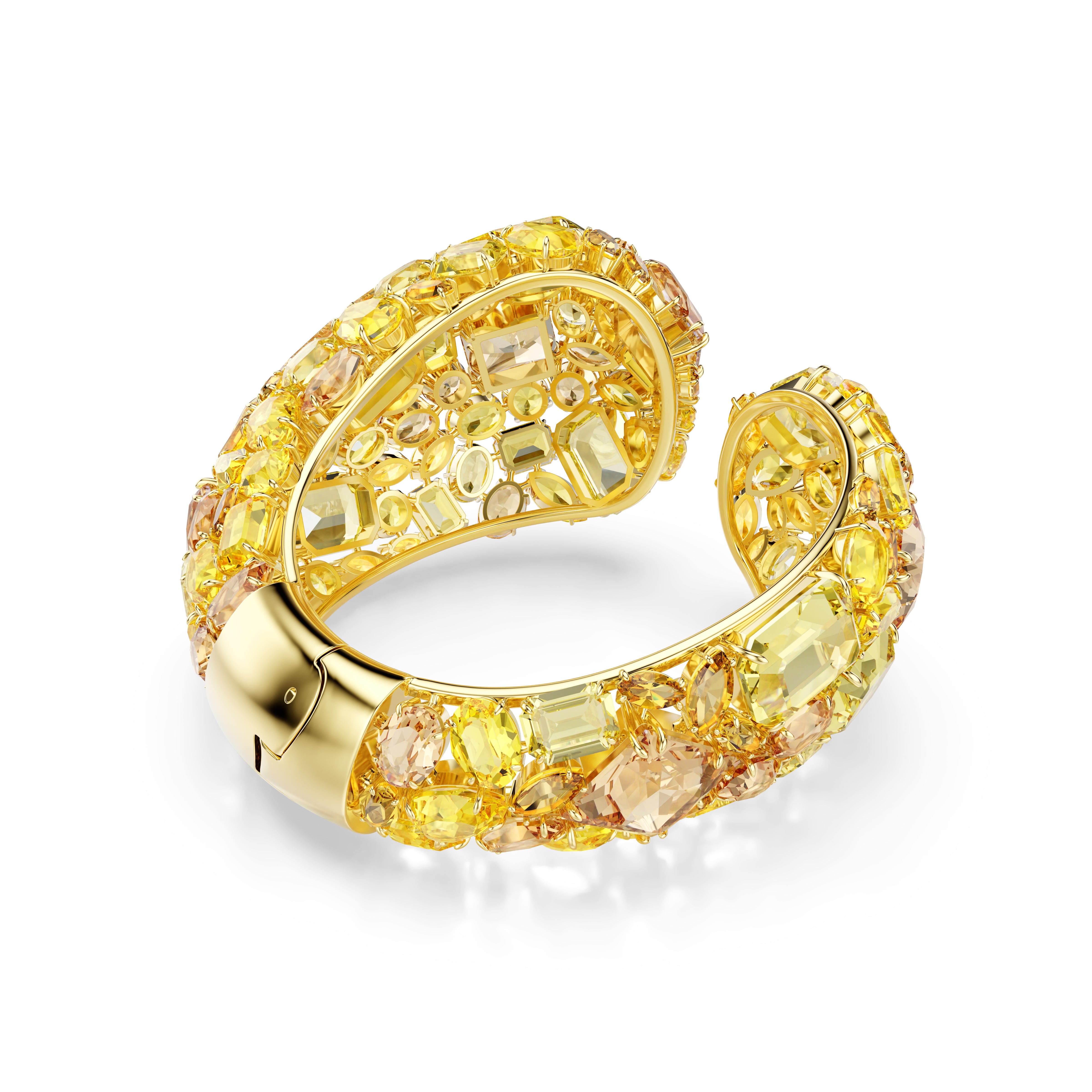 Gema Kelepçe Bileklik, Altin Rengi Kaplama