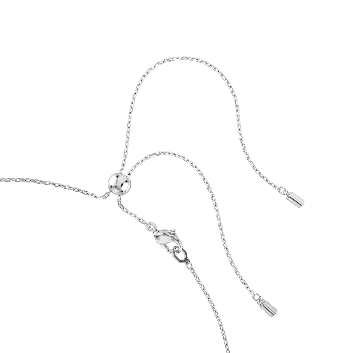 Matrix Choker Kolye, Karışık Kesim, Mavi, Rodyum kaplama