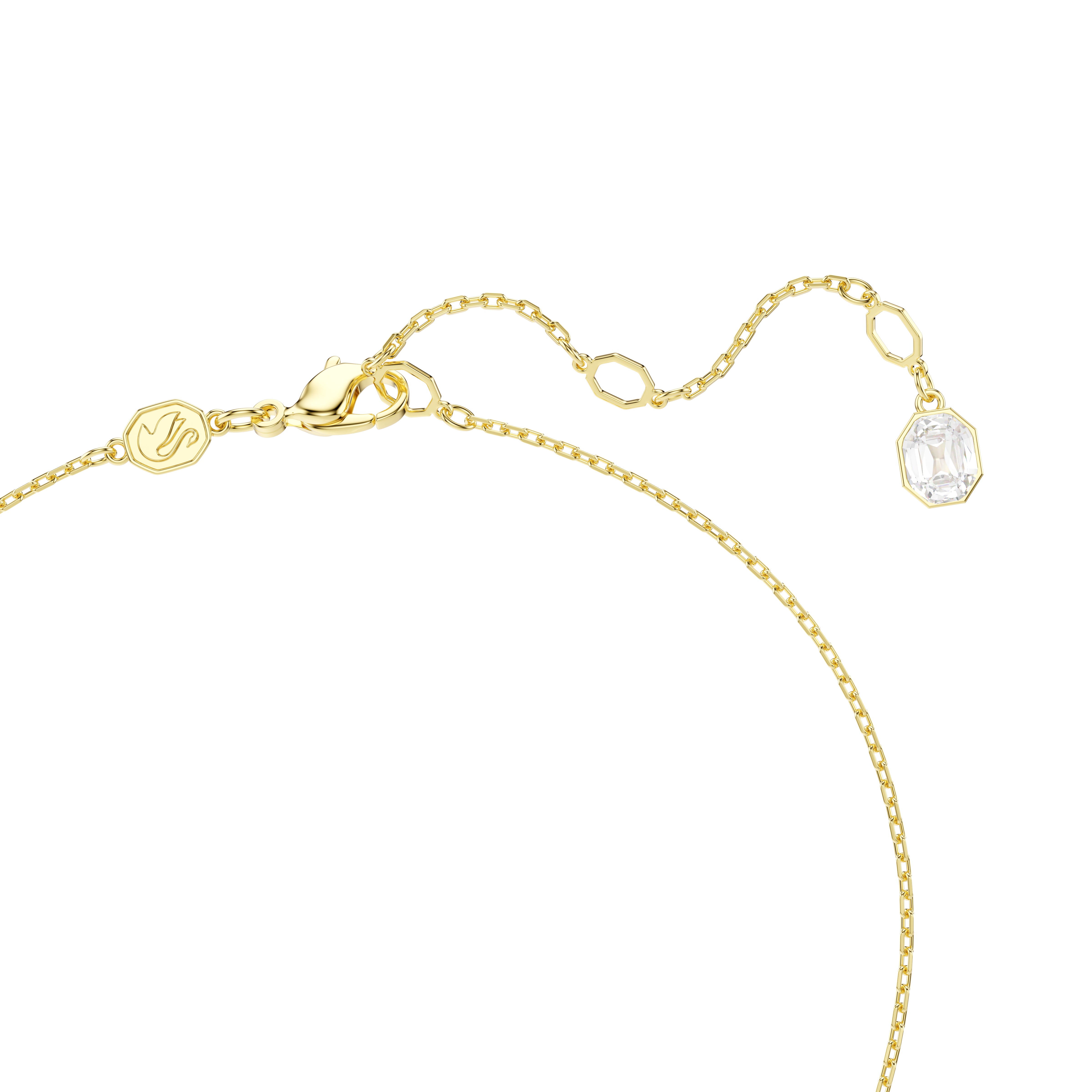 Idyllia Kolye, Kristal İnci, Karişik Kesim, Çiçek, Çok Renkli, Altin Rengi Kaplama