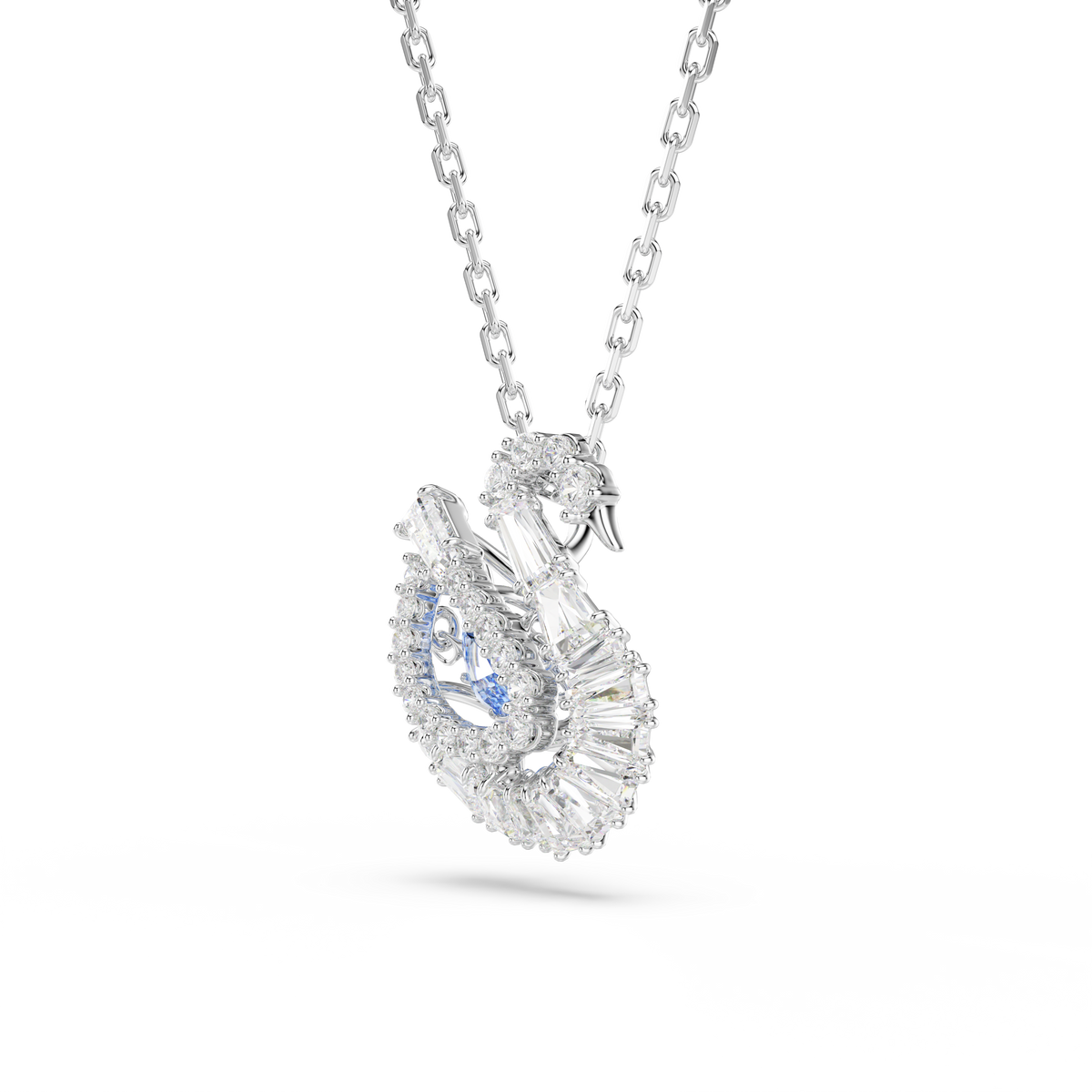 Swan Kolye, Karışık Kesim, Kuğu, Mavi