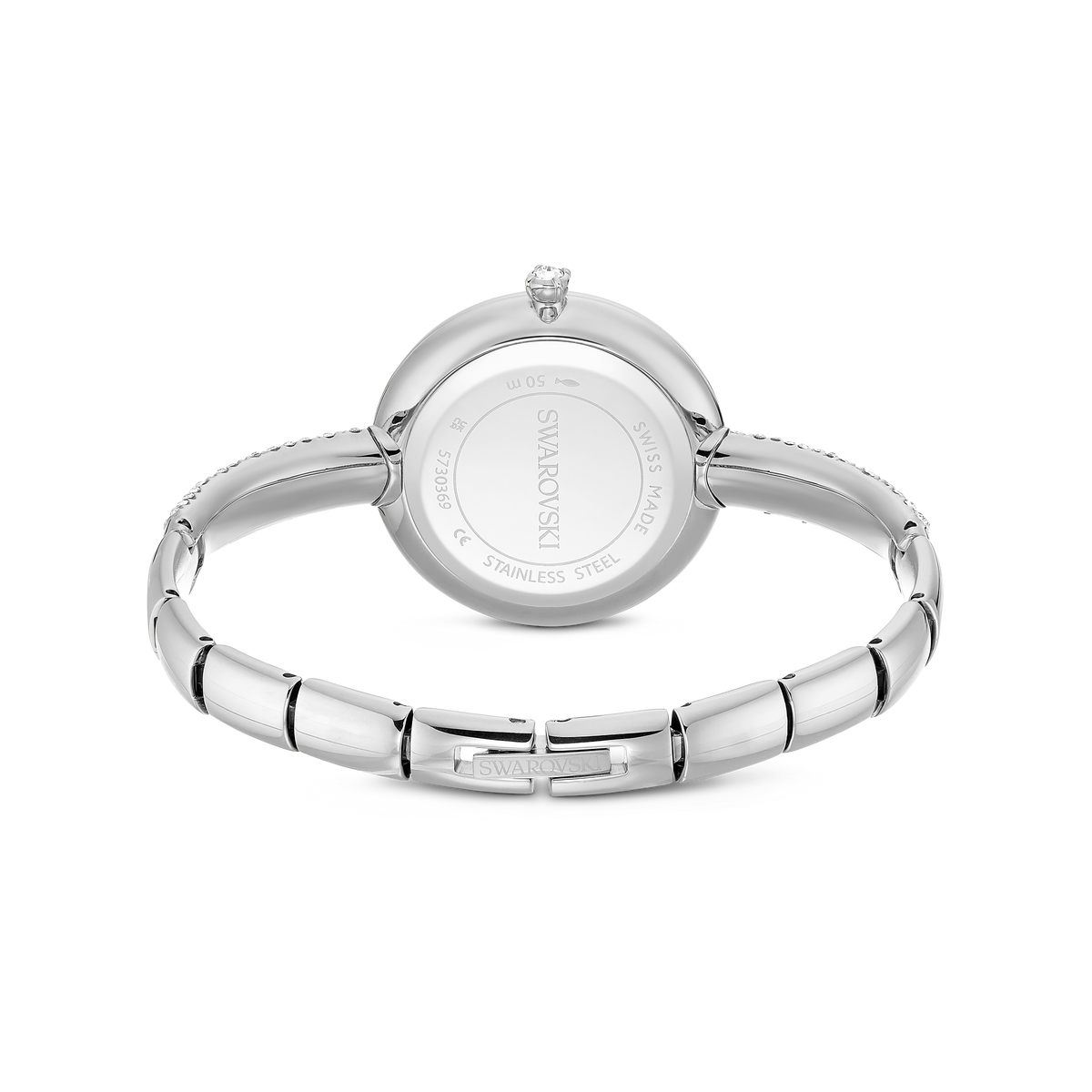 Sublima Bangle Saat, İsviçre Üretimi, Metal Bileklik, Gümüş Rengi, Paslanmaz Çelik