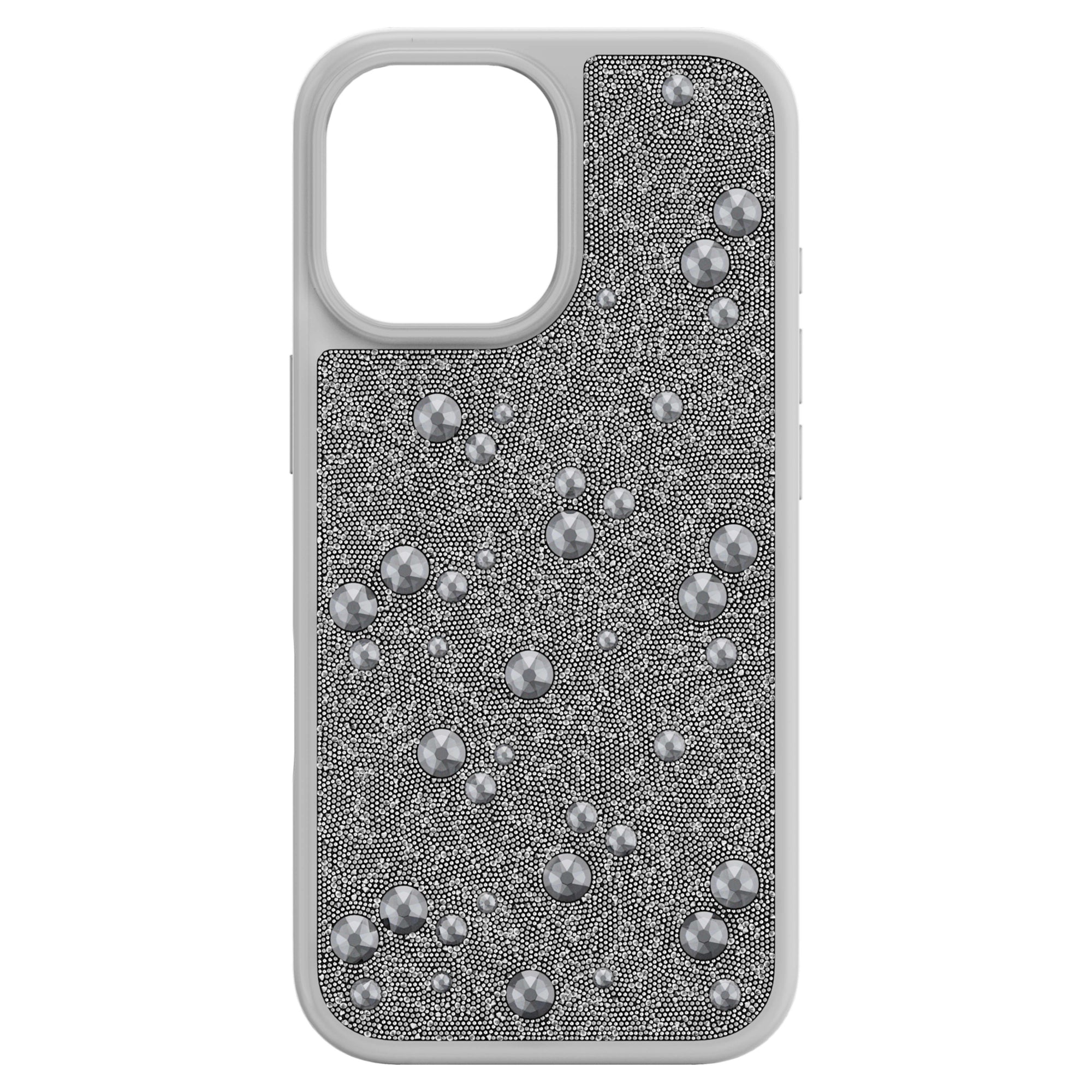High Akıllı Telefon Kılıfı, Flat Back Kristaller, iPhone® 17, Gümüş Rengi, 17