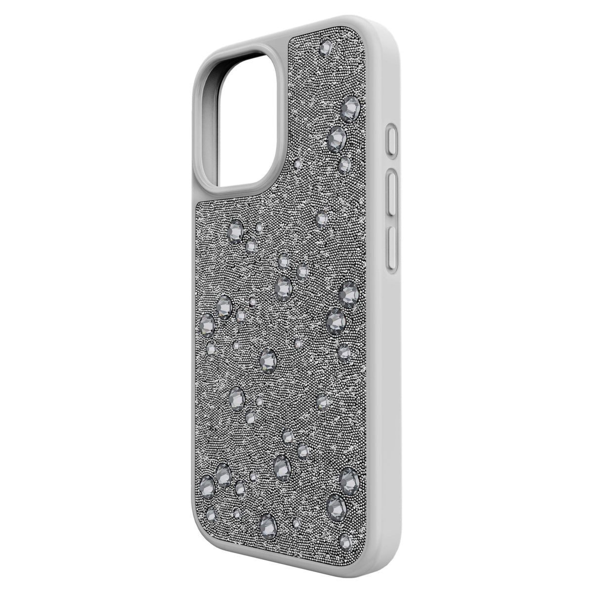 High Akıllı Telefon Kılıfı, Flat Back Kristaller, iPhone® 17, Gümüş Rengi, 17