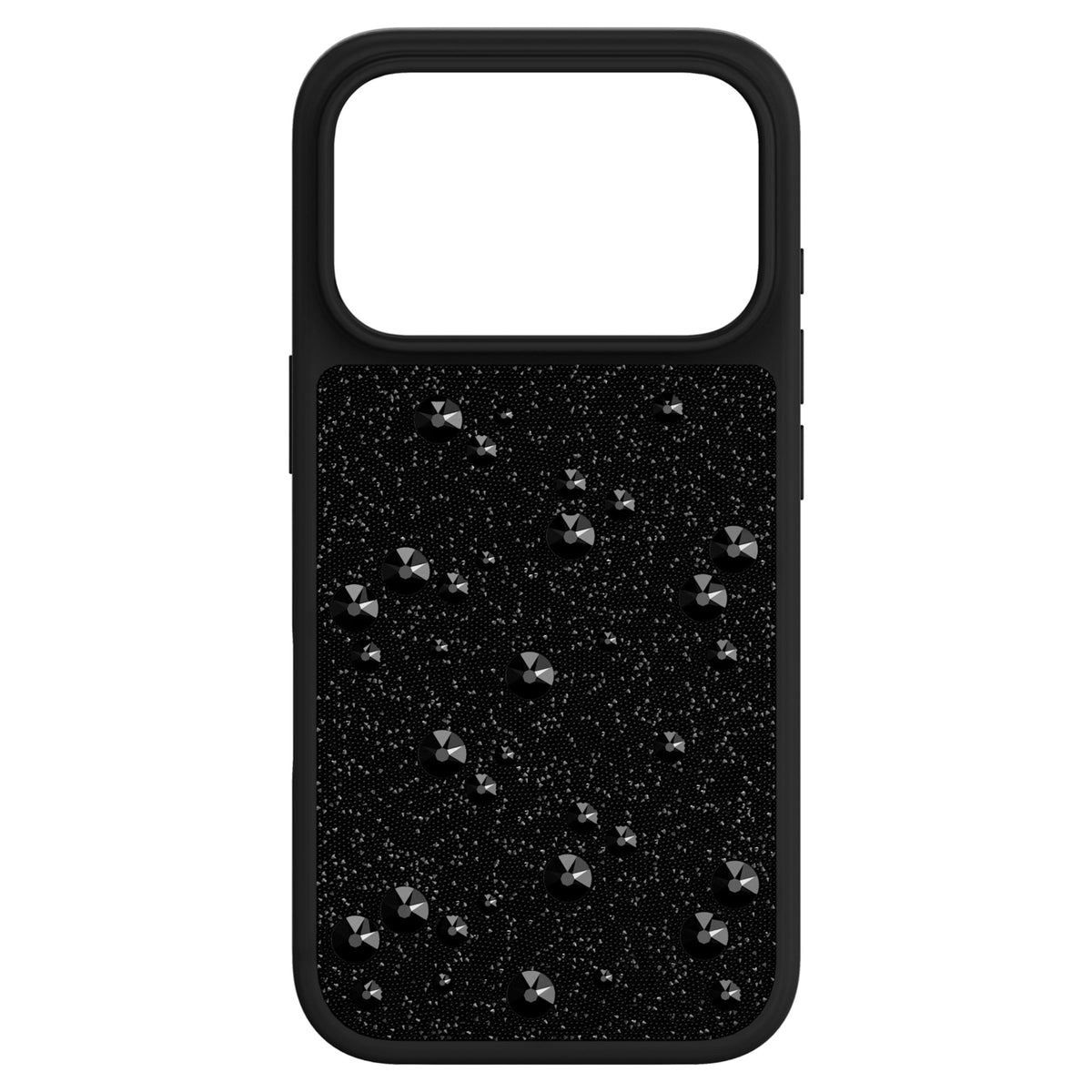 High Akıllı Telefon Kılıfı, Flat Back Kristaller, iPhone® 17 Pro, Siyah, 17