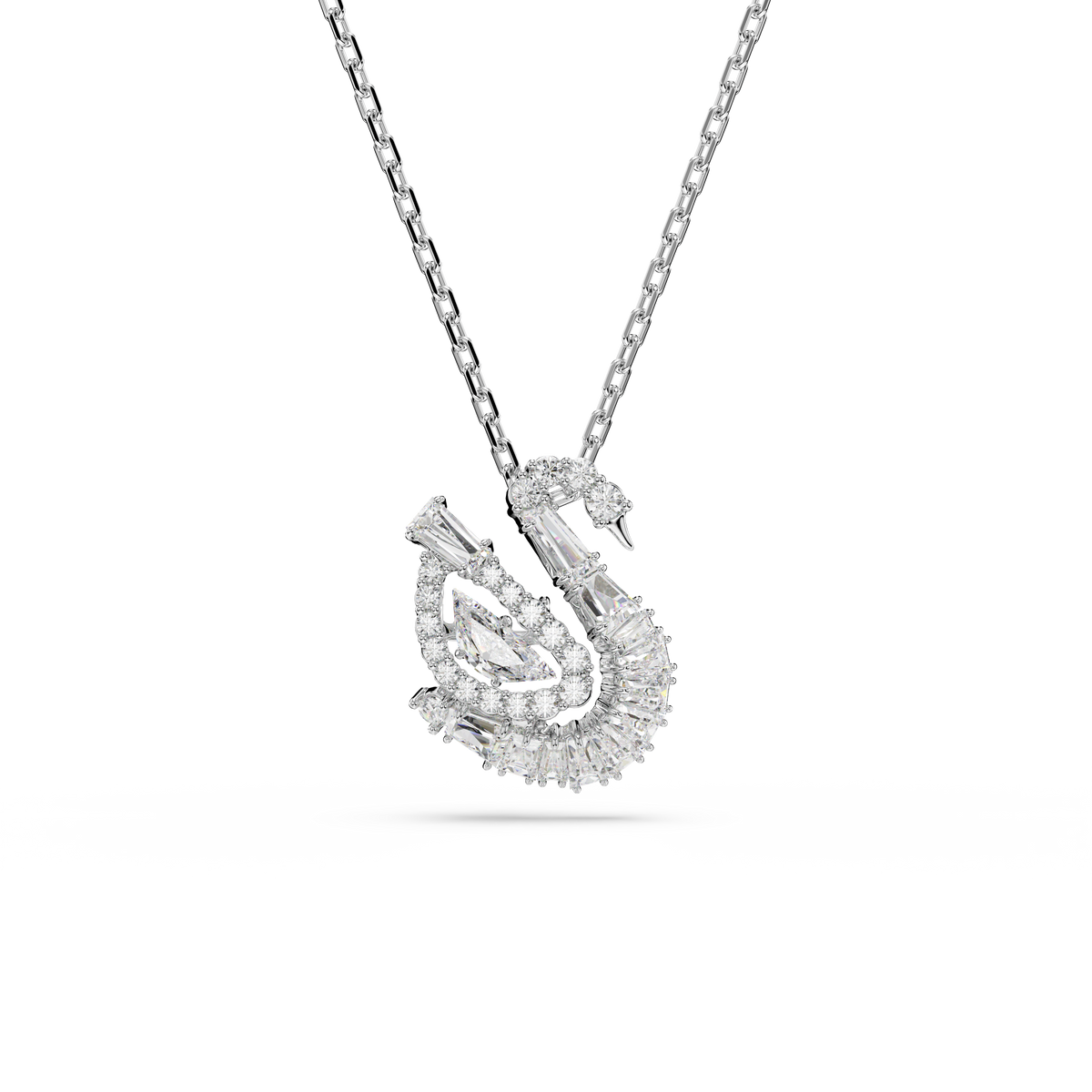 Swan Kolye, Karışık Kesim, Kuğu, Beyaz