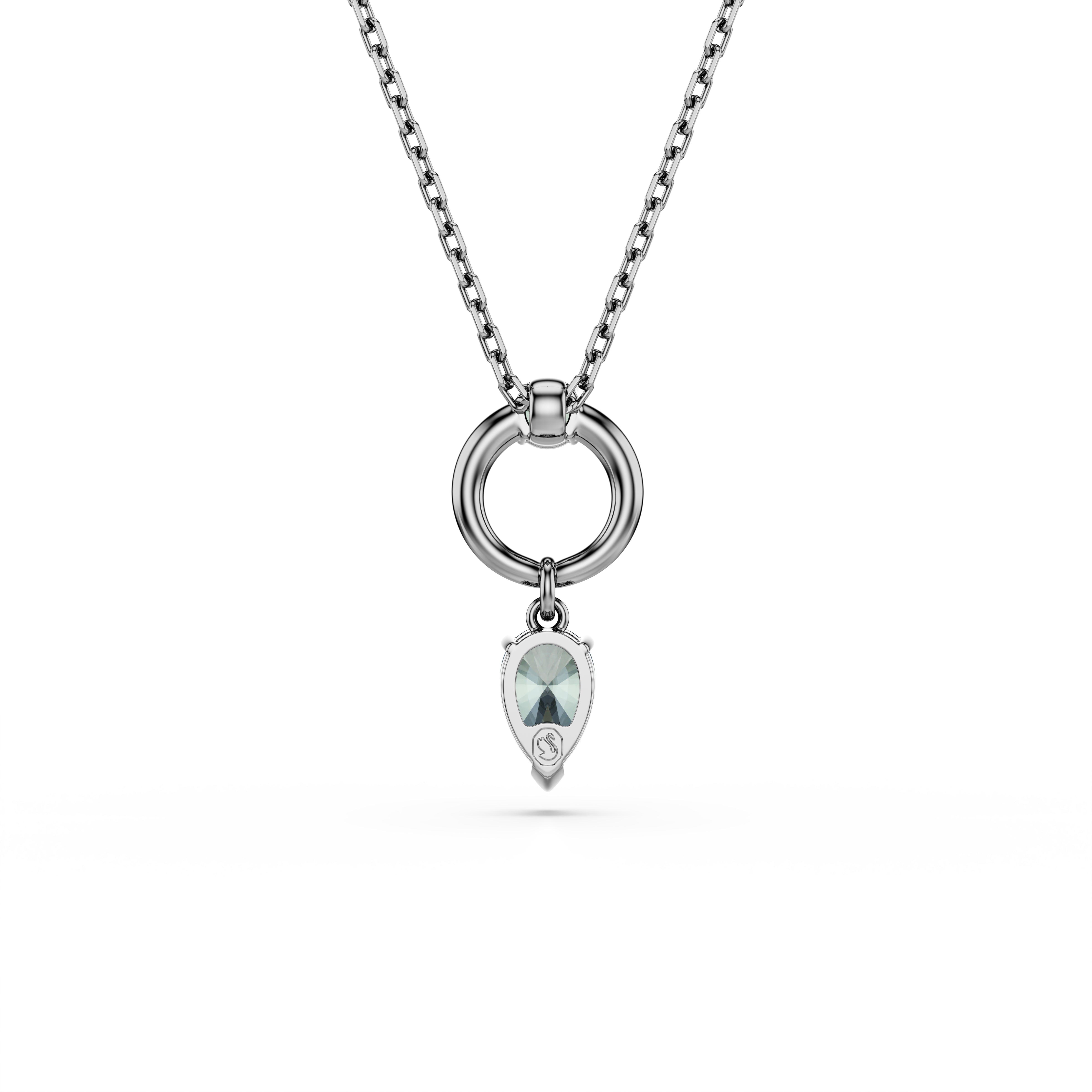 Mesmera Kolye, Karişik Kesimler, Gri, Rutenyum Kaplama