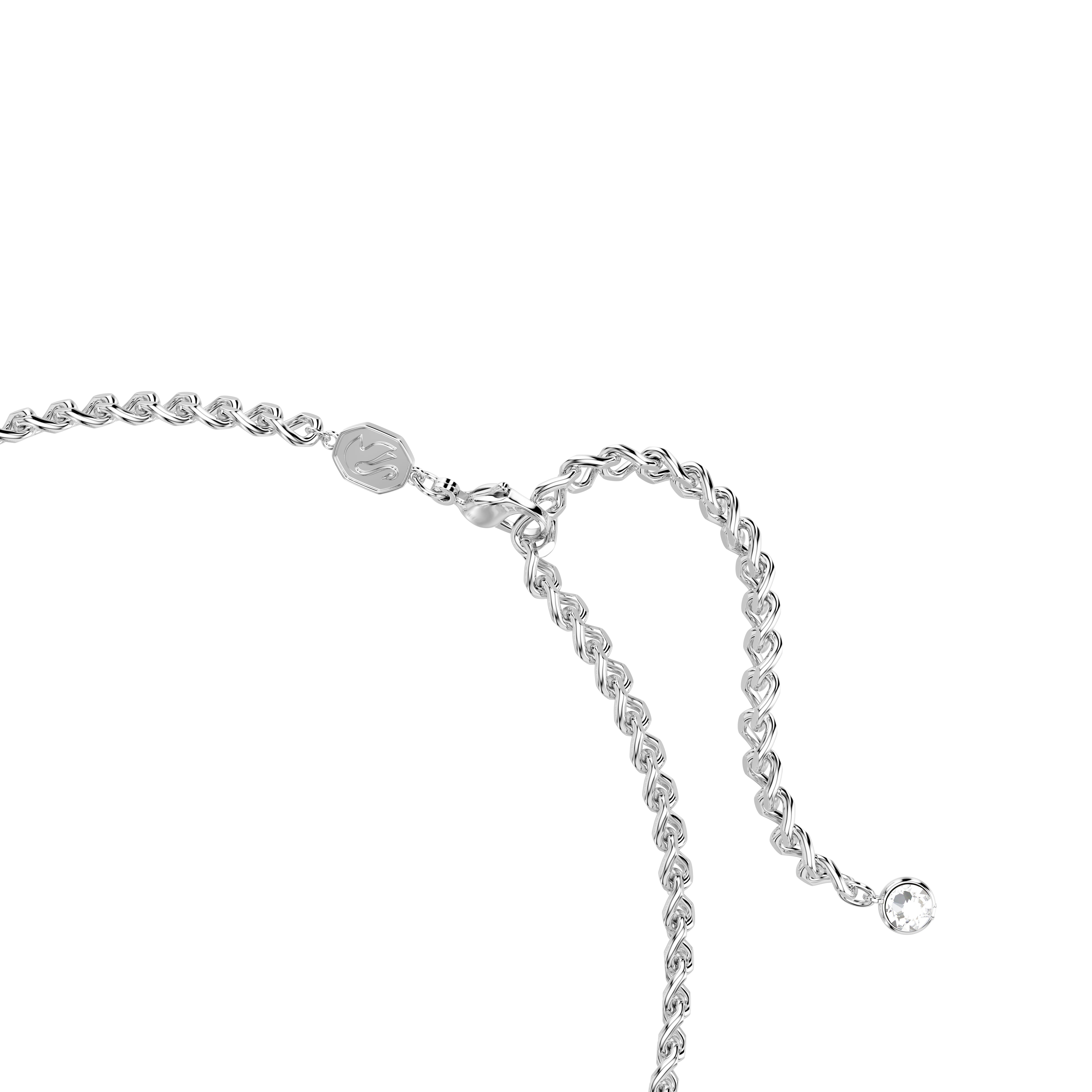 Una Angelic Gerdanlik, Beyaz, Rodyum Kaplama