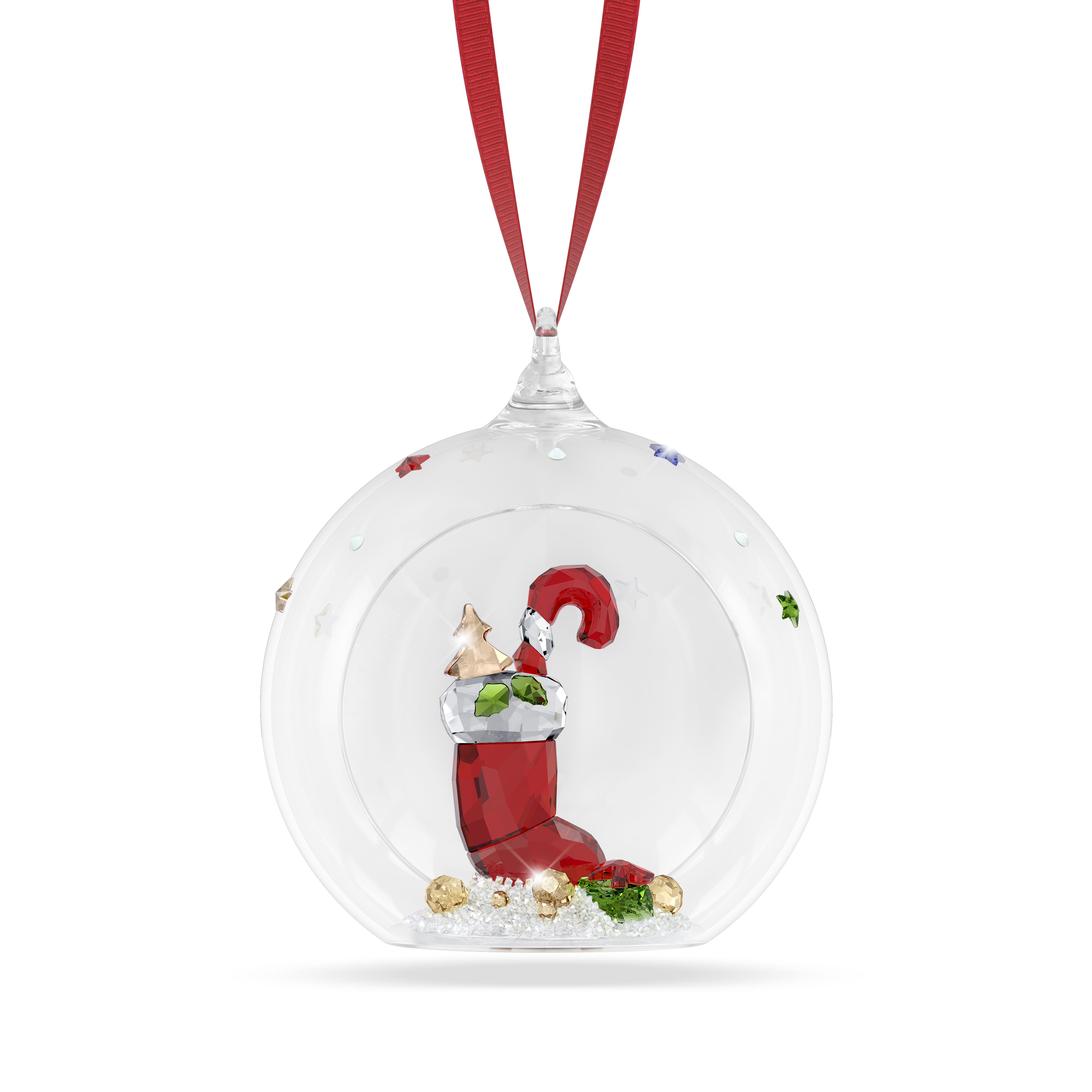 Holiday Cheers Hediye Çorabı Ve Şekerler Top Süs