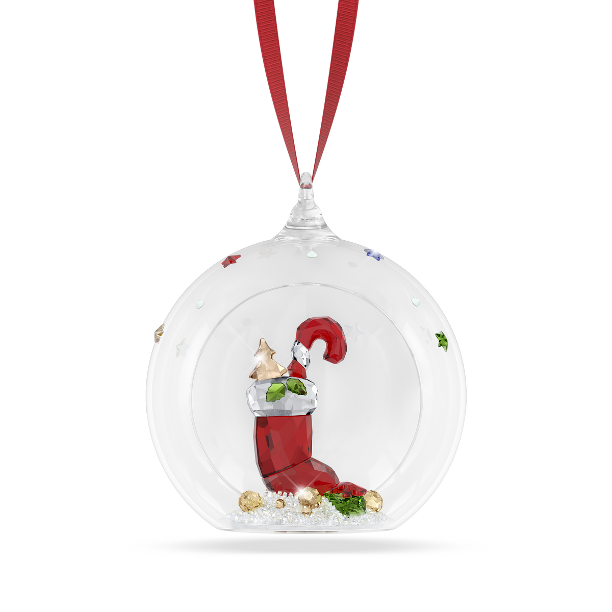 Holiday Cheers Hediye Çorabı Ve Şekerler Top Süs