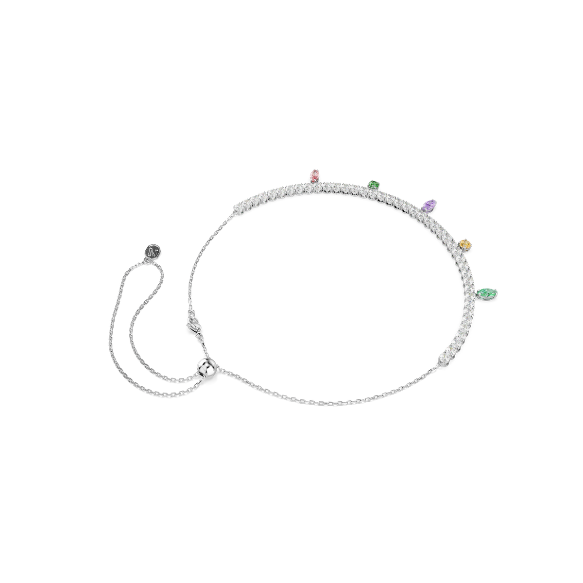 Ariana Grande x Swarovski Kolye, Karışık Kesim, Çok Renkli, Rodyum Kaplama