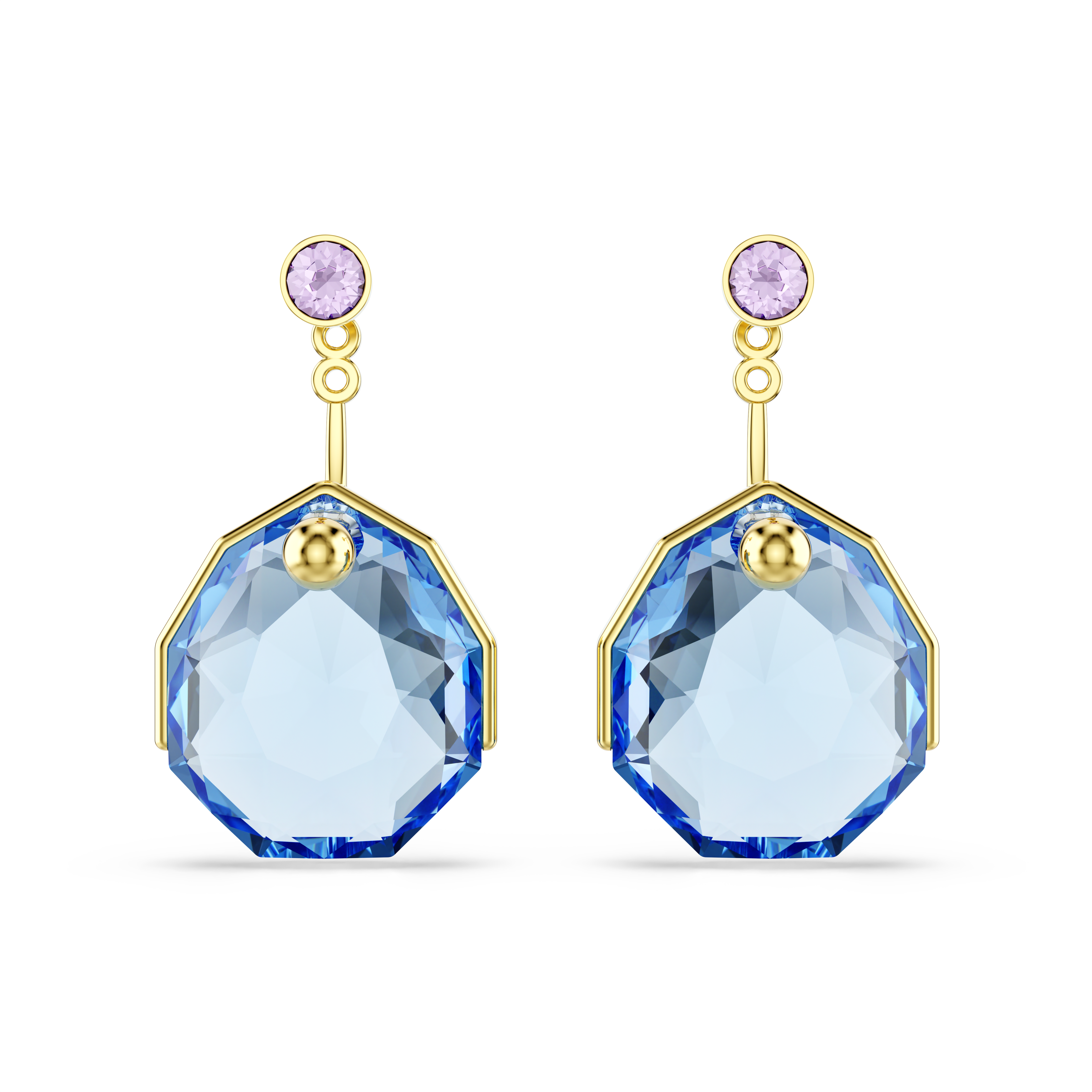 Gema Küpe Jackets, Mavi, Sari Altin Rengi Kaplama