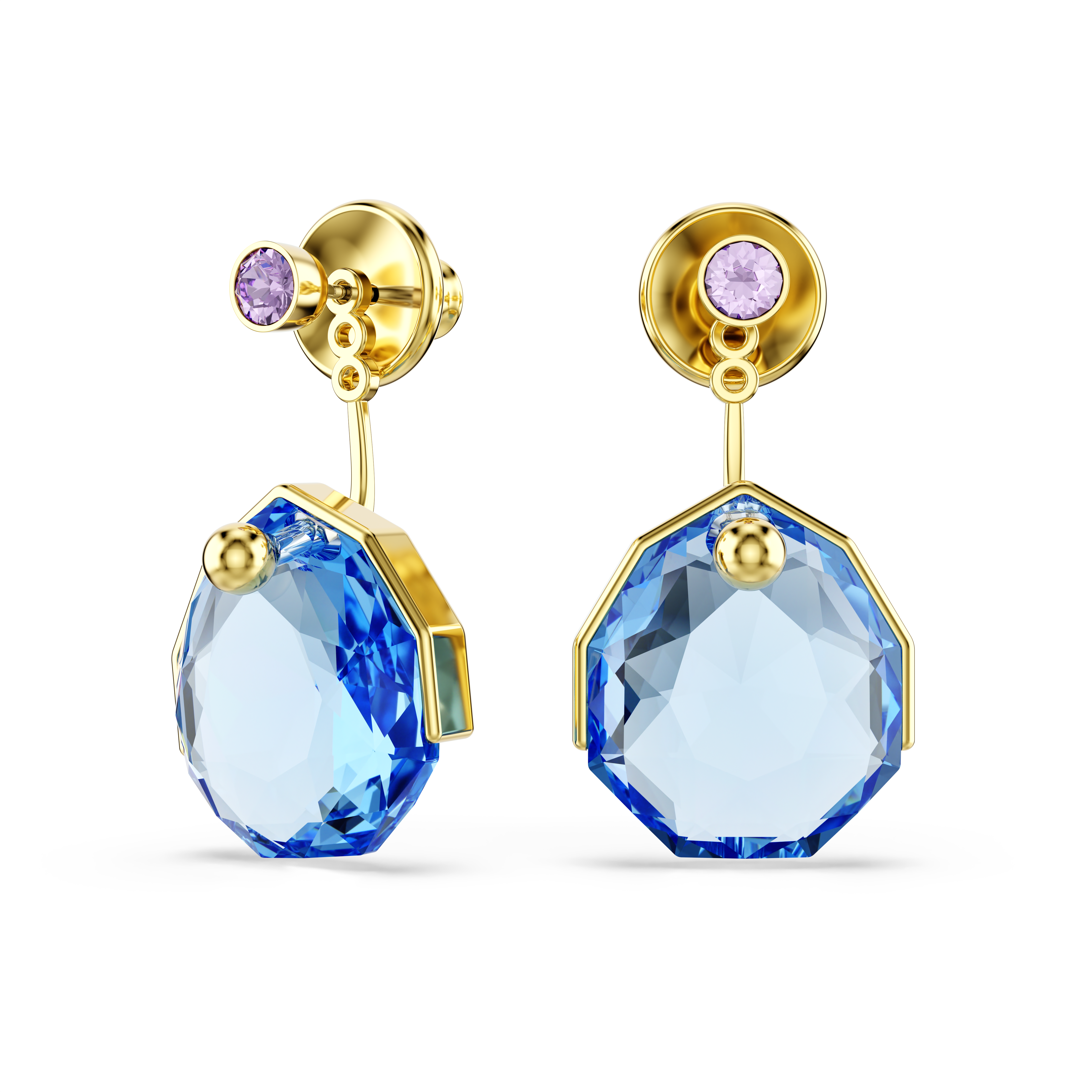 Gema Küpe Jackets, Mavi, Sari Altin Rengi Kaplama