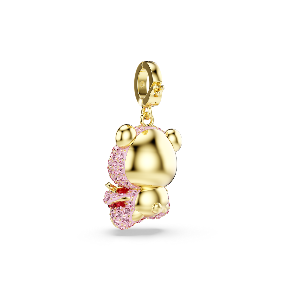Idyllia Charm, Karışık Kesim, Ayıcık, Pembe, Sarı Altın Rengi Kaplama