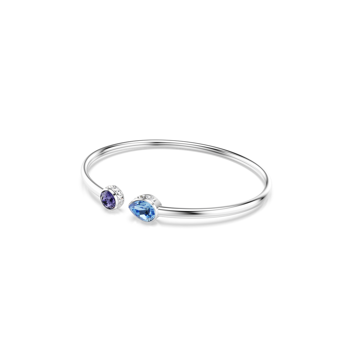 Chroma Bangle Bileklik, Karışık Kesim, Çok Renkli, Rodyum Kaplama