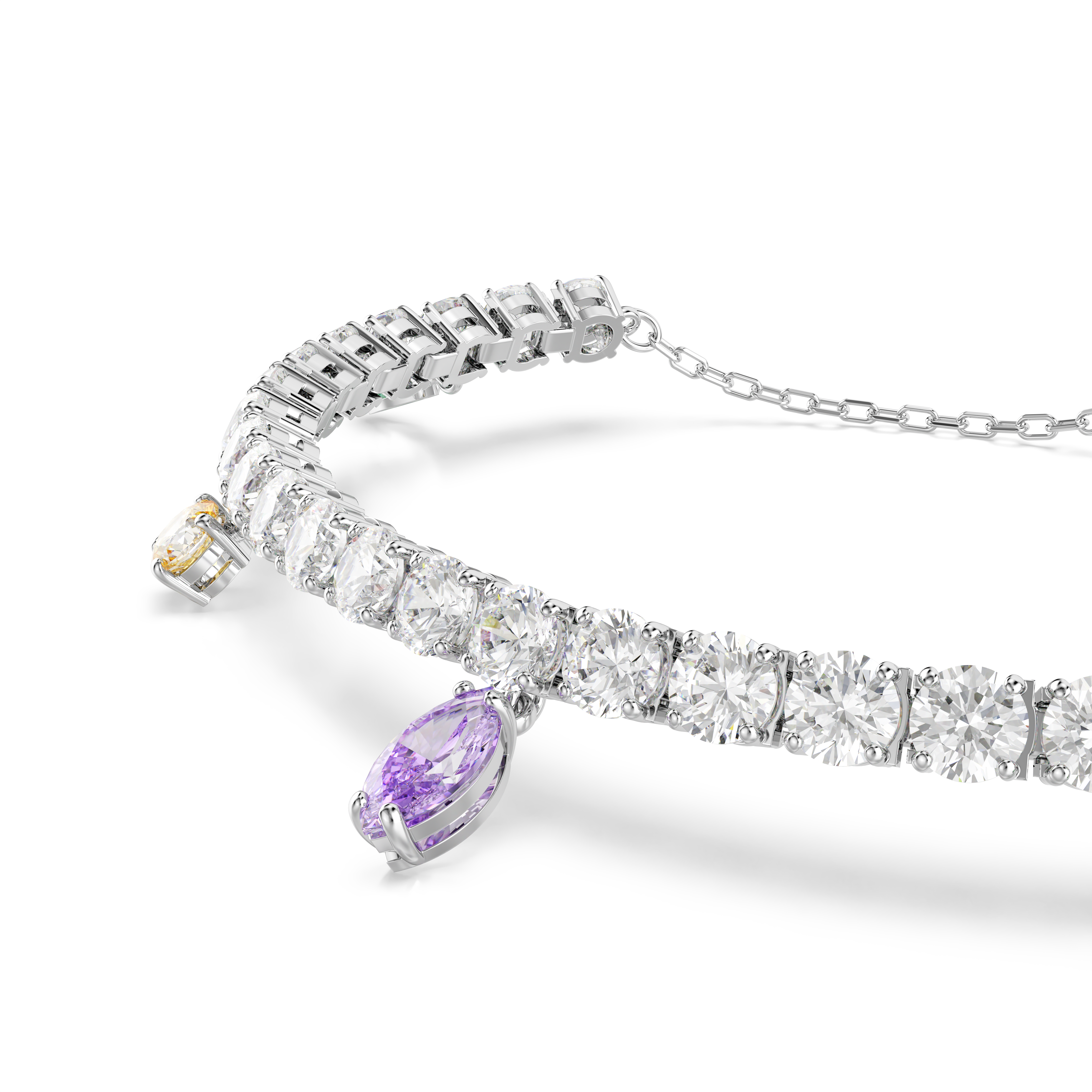 Ariana Grande x Swarovski Bileklik, Karışık Kesim, Çok Renkli, Rodyum Kaplama
