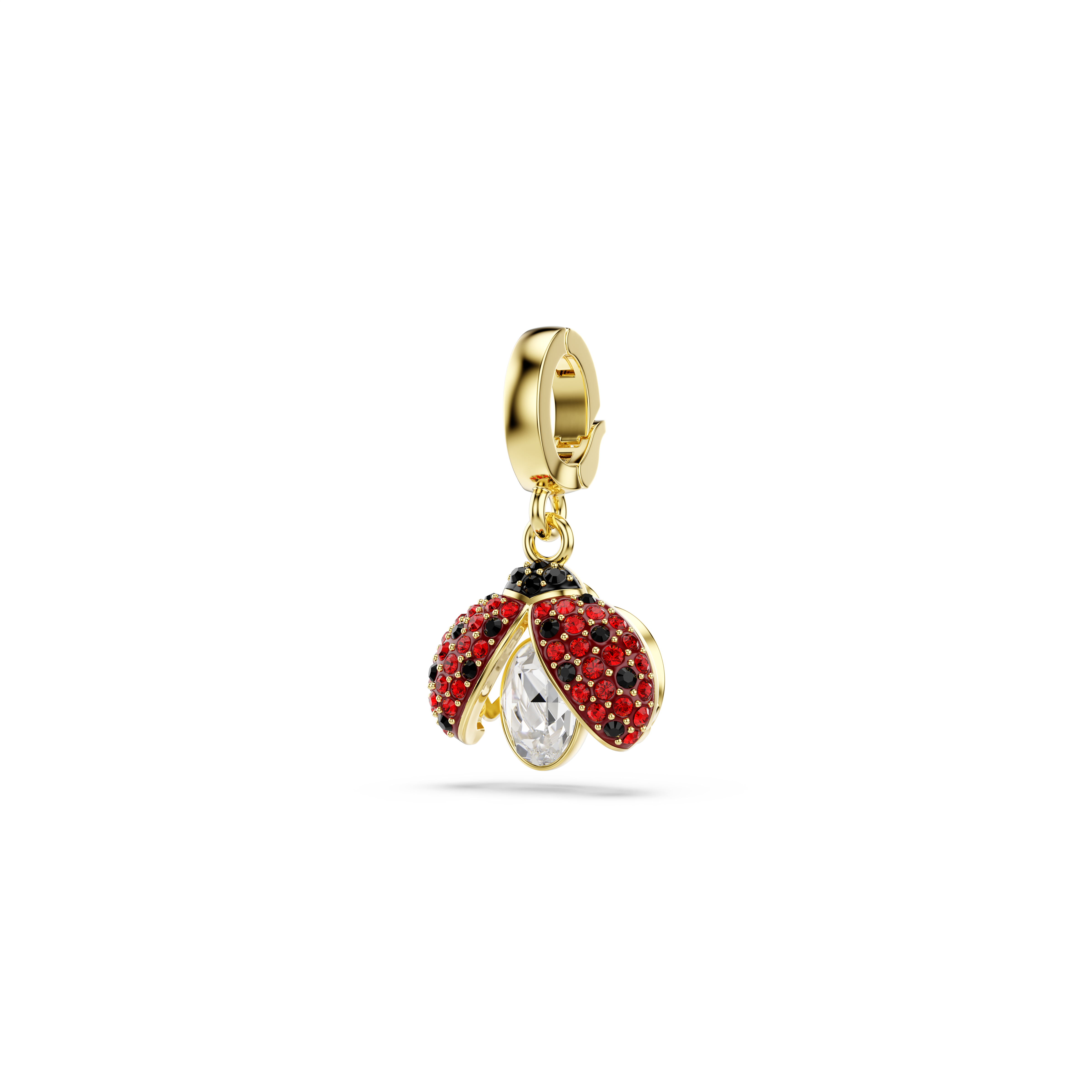 Idyllia Charm, Karışık Kesim, Uğur Böceği, Kırmızı, Sarı Altın Rengi Kaplama
