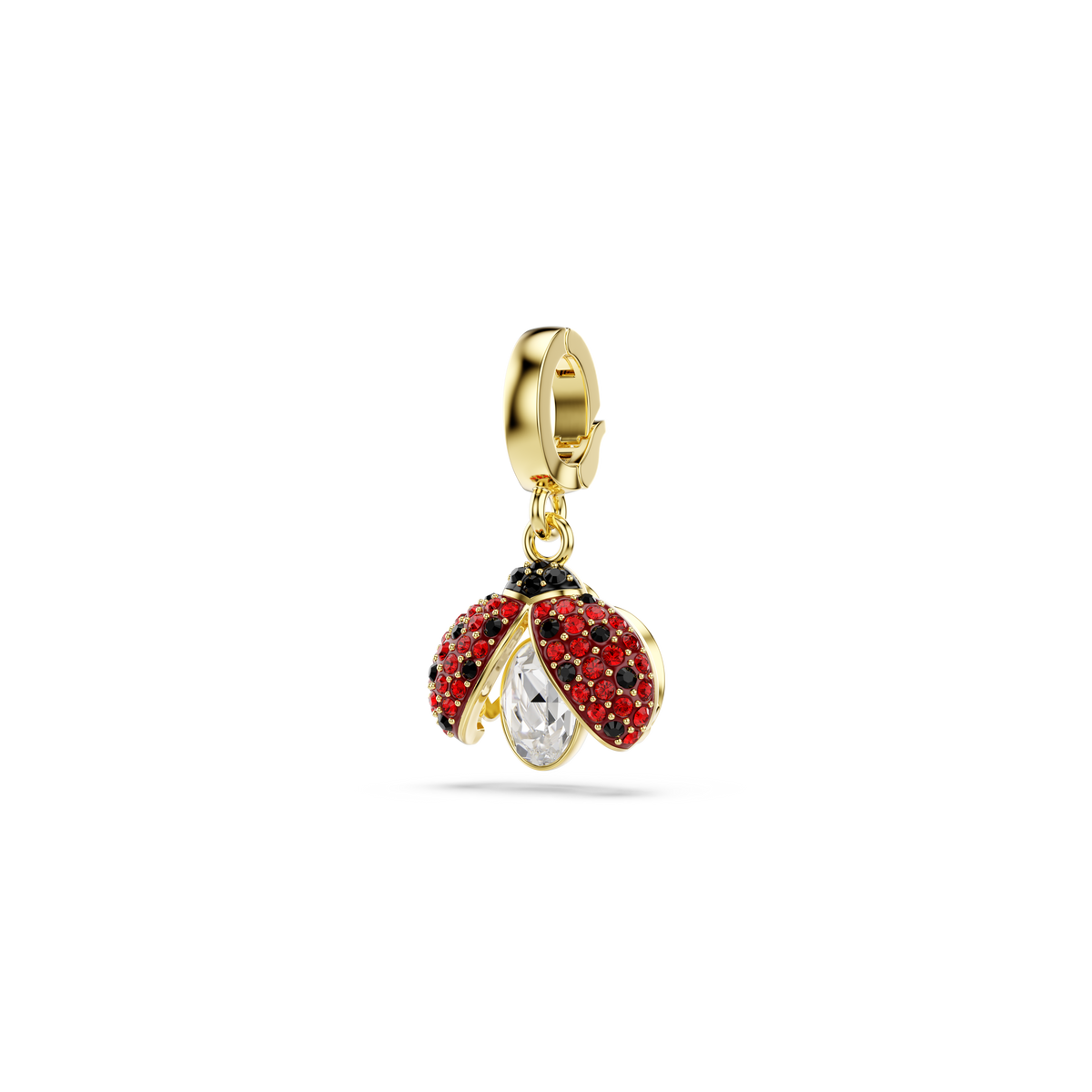 Idyllia Charm, Karışık Kesim, Uğur Böceği, Kırmızı, Sarı Altın Rengi Kaplama