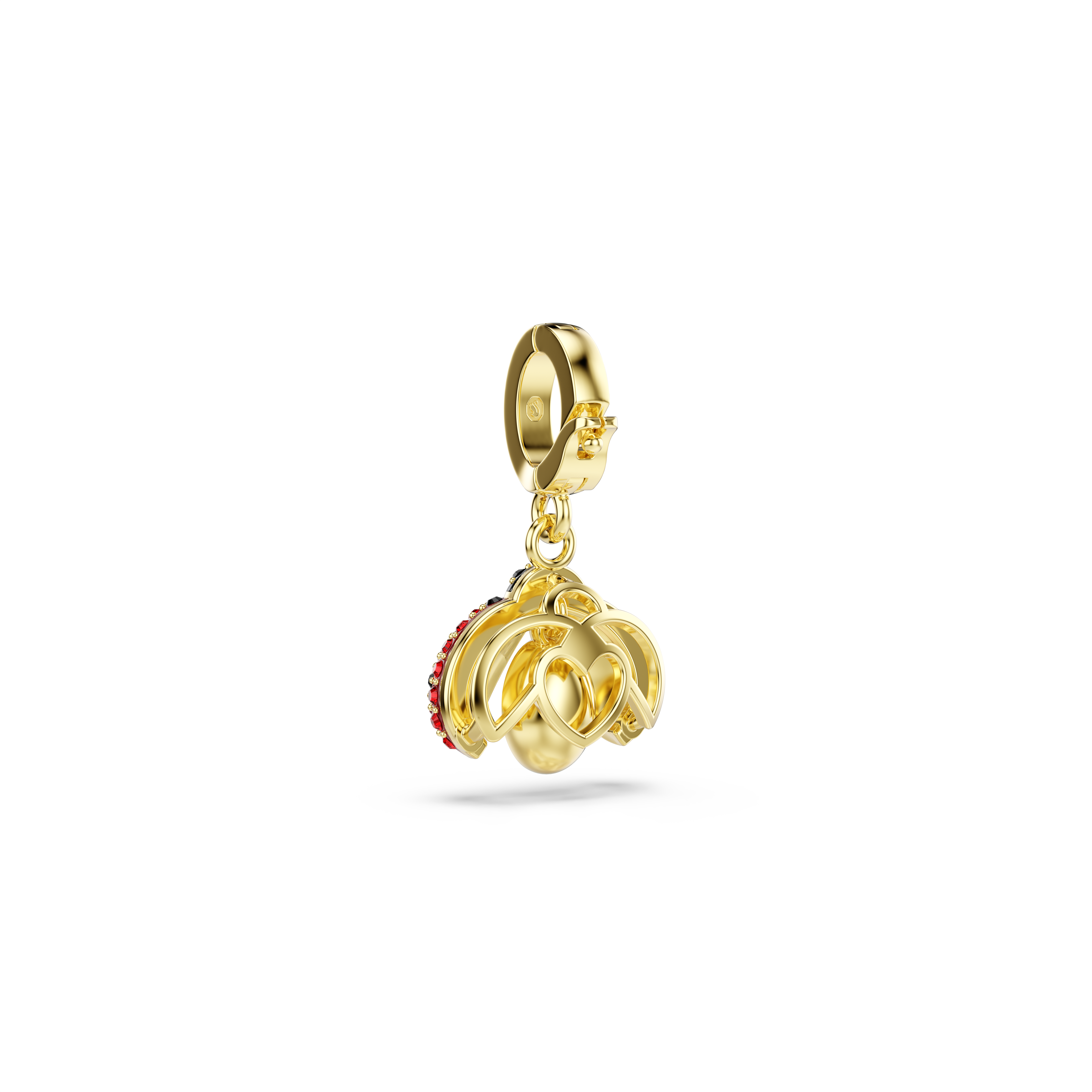 Idyllia Charm, Karışık Kesim, Uğur Böceği, Kırmızı, Sarı Altın Rengi Kaplama