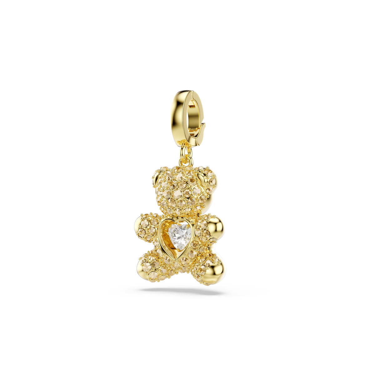 Idyllia Charm, Karışık Kesim,Ayıcık, Sarı, Altın Rengi Kaplama