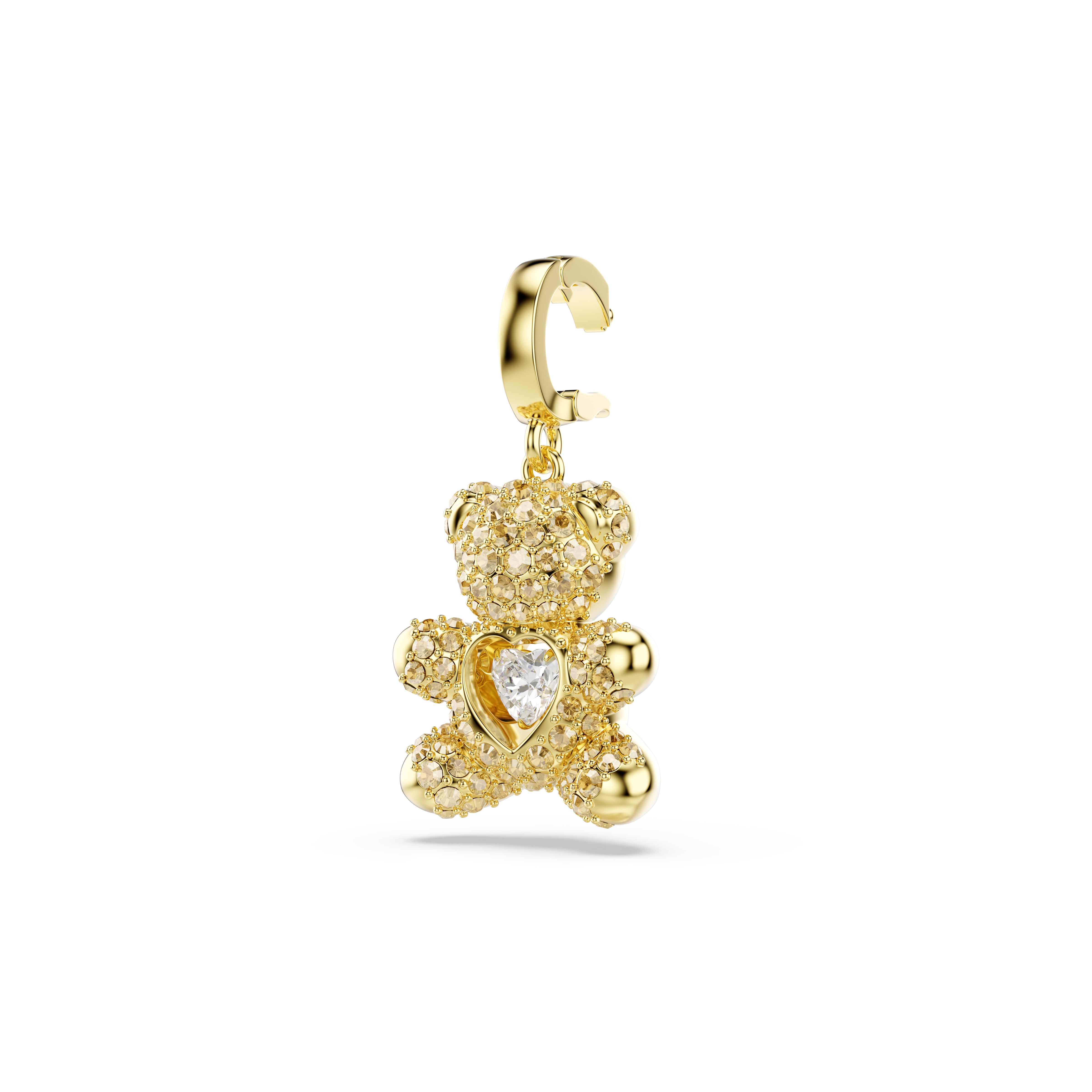 Idyllia Charm, Karışık Kesim,Ayıcık, Sarı, Altın Rengi Kaplama