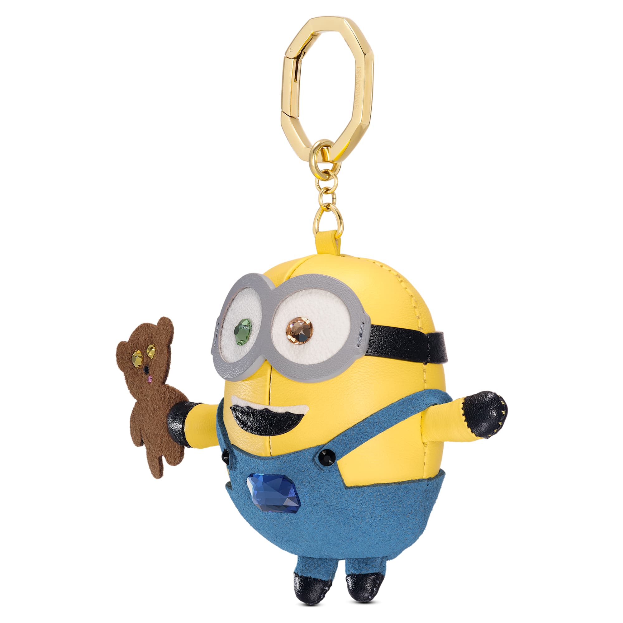 Minions Çanta Charm I, Çok Renkli, Sarı Altın Rengi Kaplama