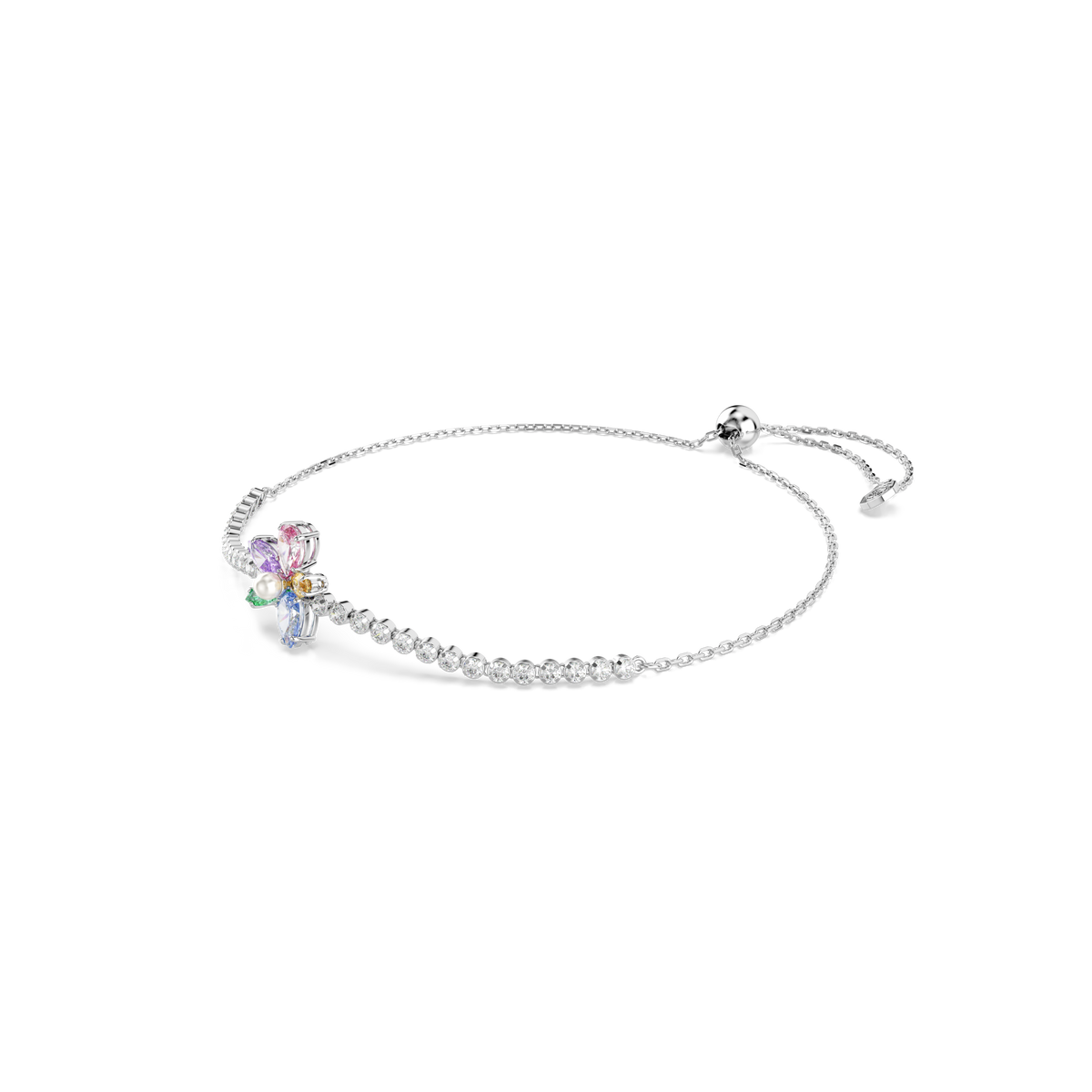 Ariana Grande x Swarovski Bileklik, Karışık Kesim, Çiçek, Çok Renkli, Rodyum Kaplama
