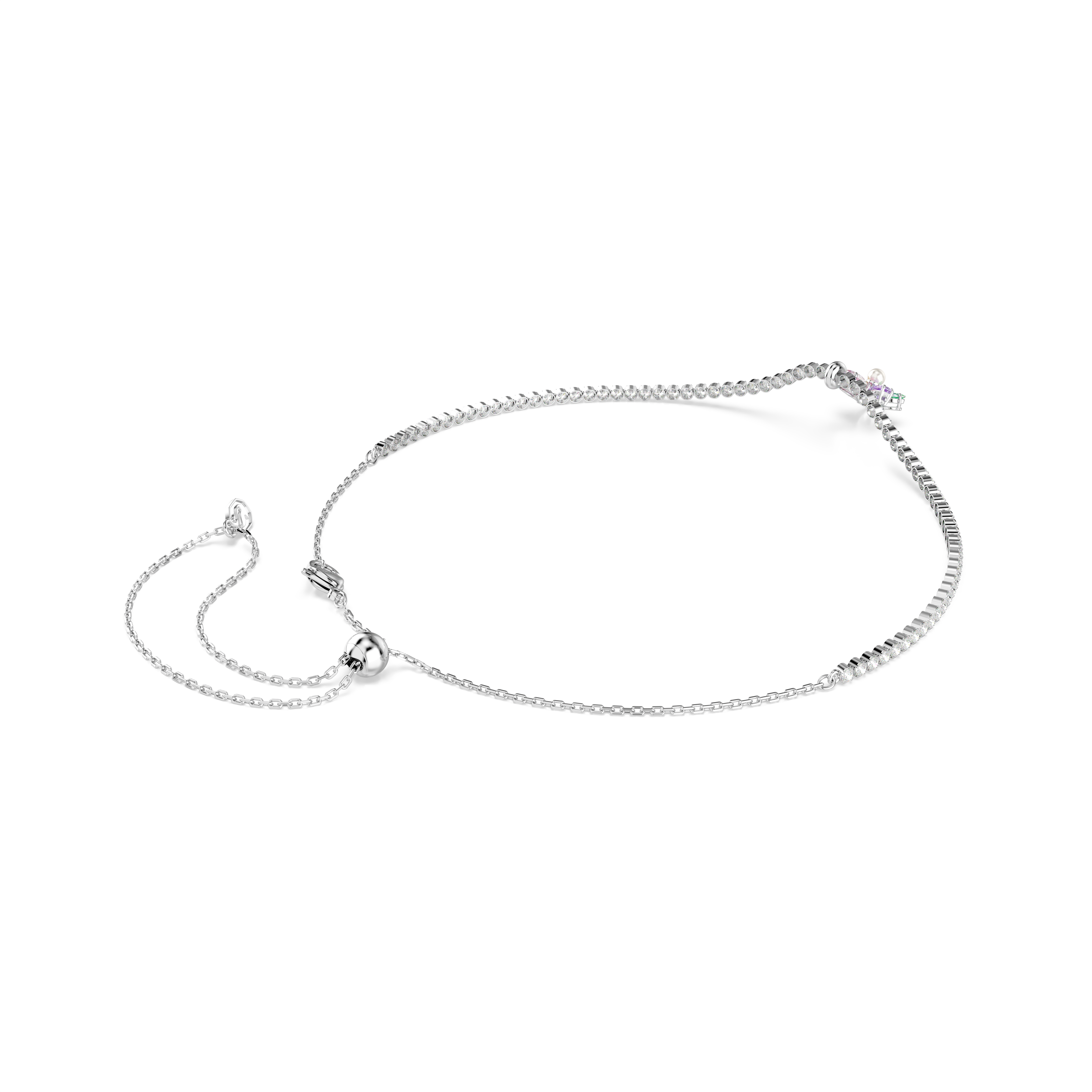 Ariana Grande x Swarovski Gerdanlık, Karışık Kesim, Çiçek, Çok Renkli, Rodyum Kaplama