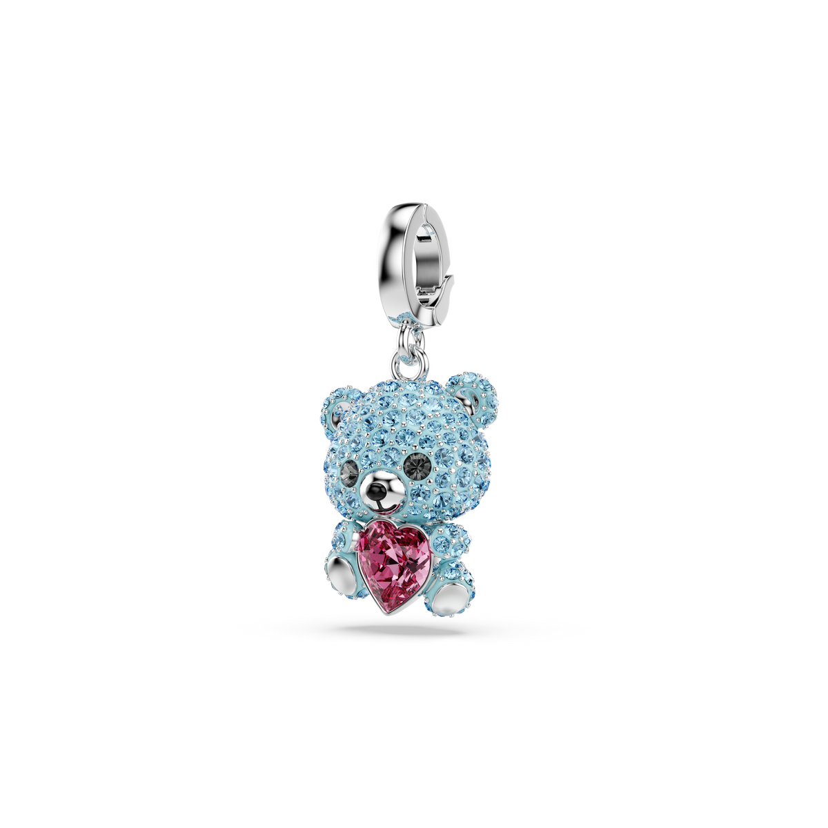 Idyllia Charm, Karışık Kesim, Ayıcık, Mavi, Rodyum Kaplama