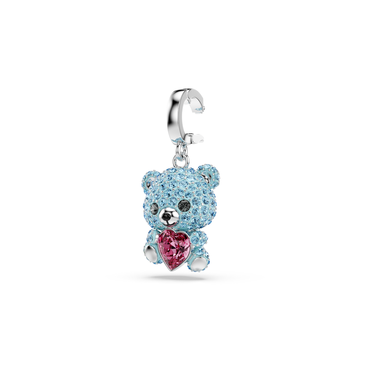 Idyllia Charm, Karışık Kesim, Ayıcık, Mavi, Rodyum Kaplama