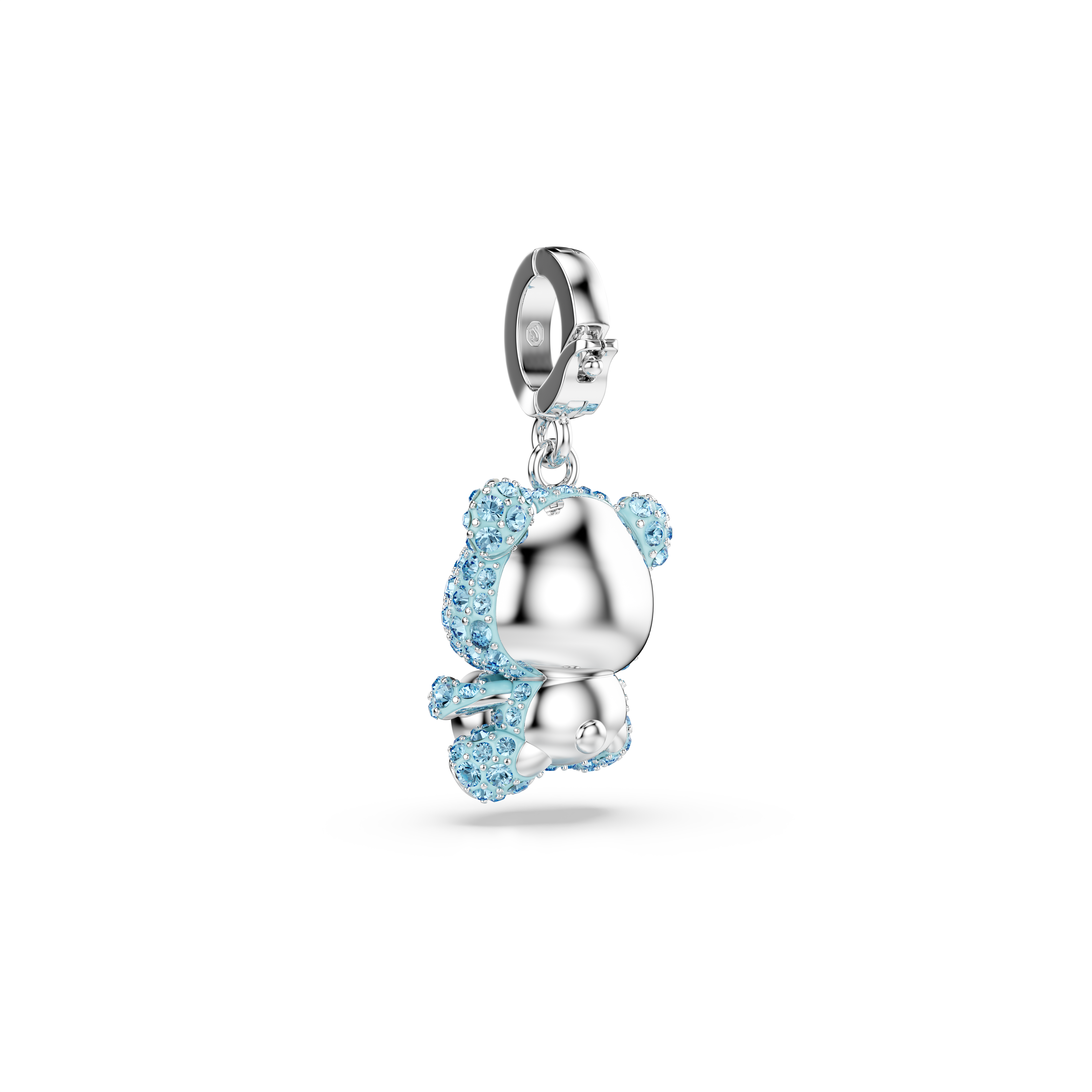 Idyllia Charm, Karışık Kesim, Ayıcık, Mavi, Rodyum Kaplama