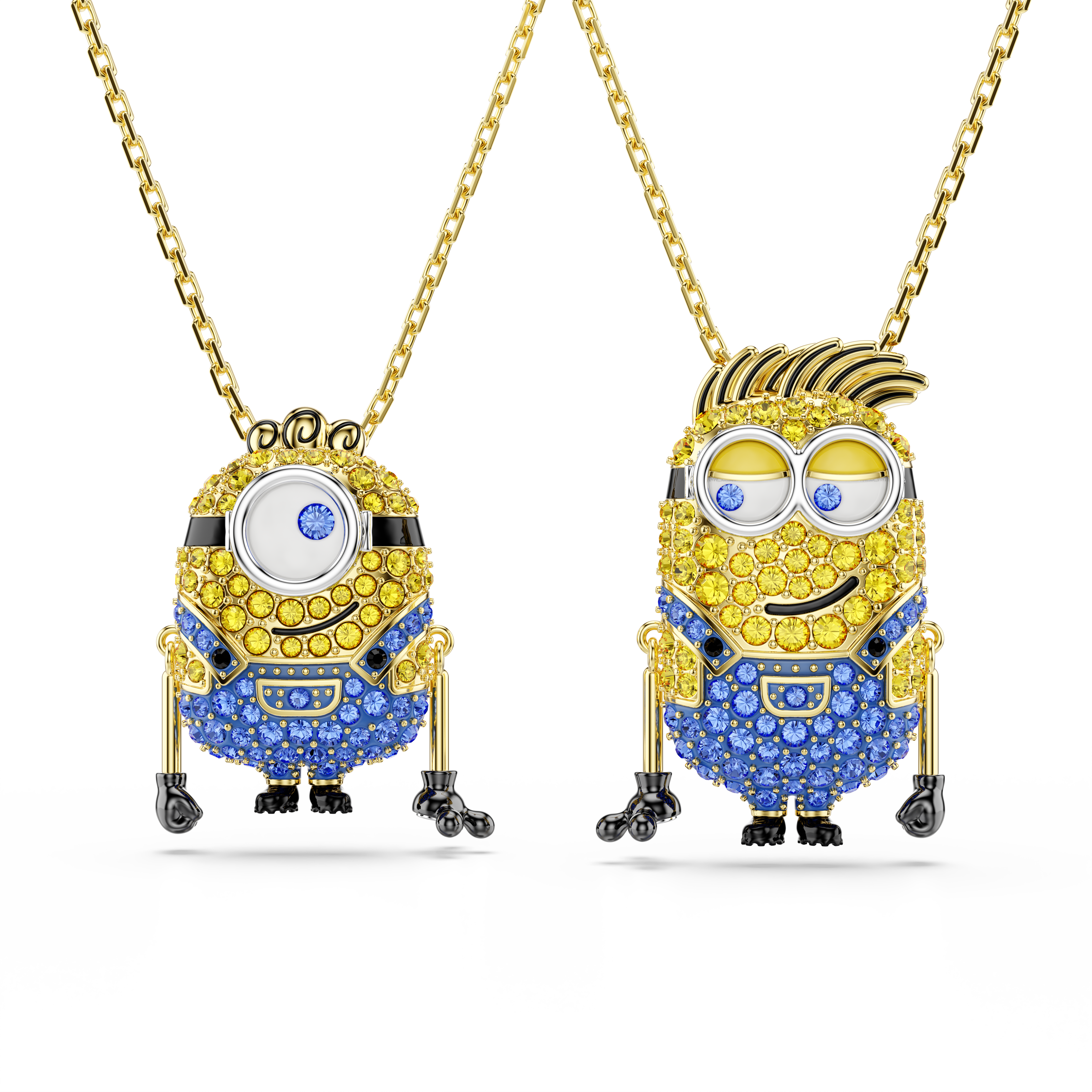 Minions James And Henry Set, Çok Renkli, Sarı Altın Rengi Kaplama