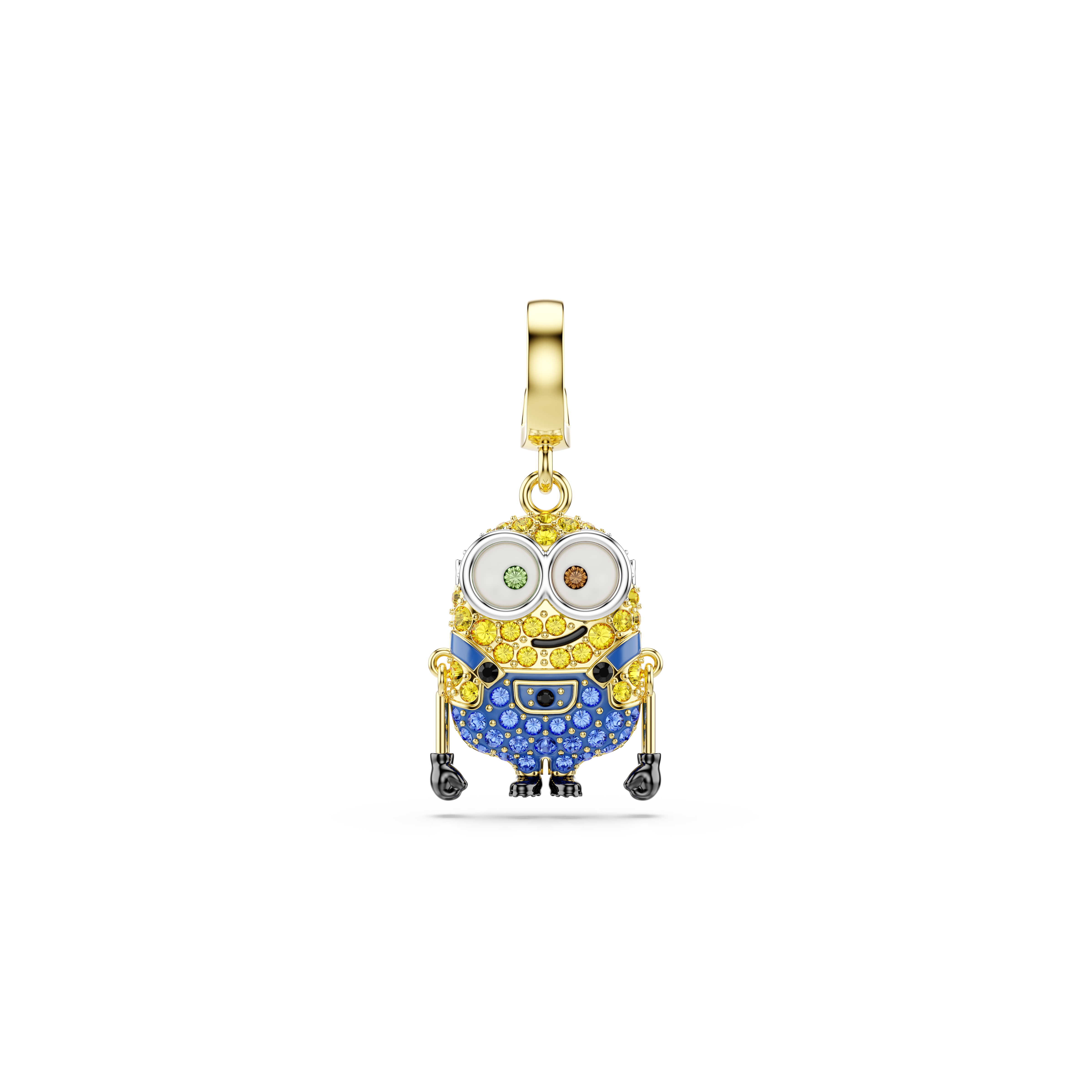 Minions Bob Charm, Çok Renkli, Sarı Altın Rengi Kaplama
