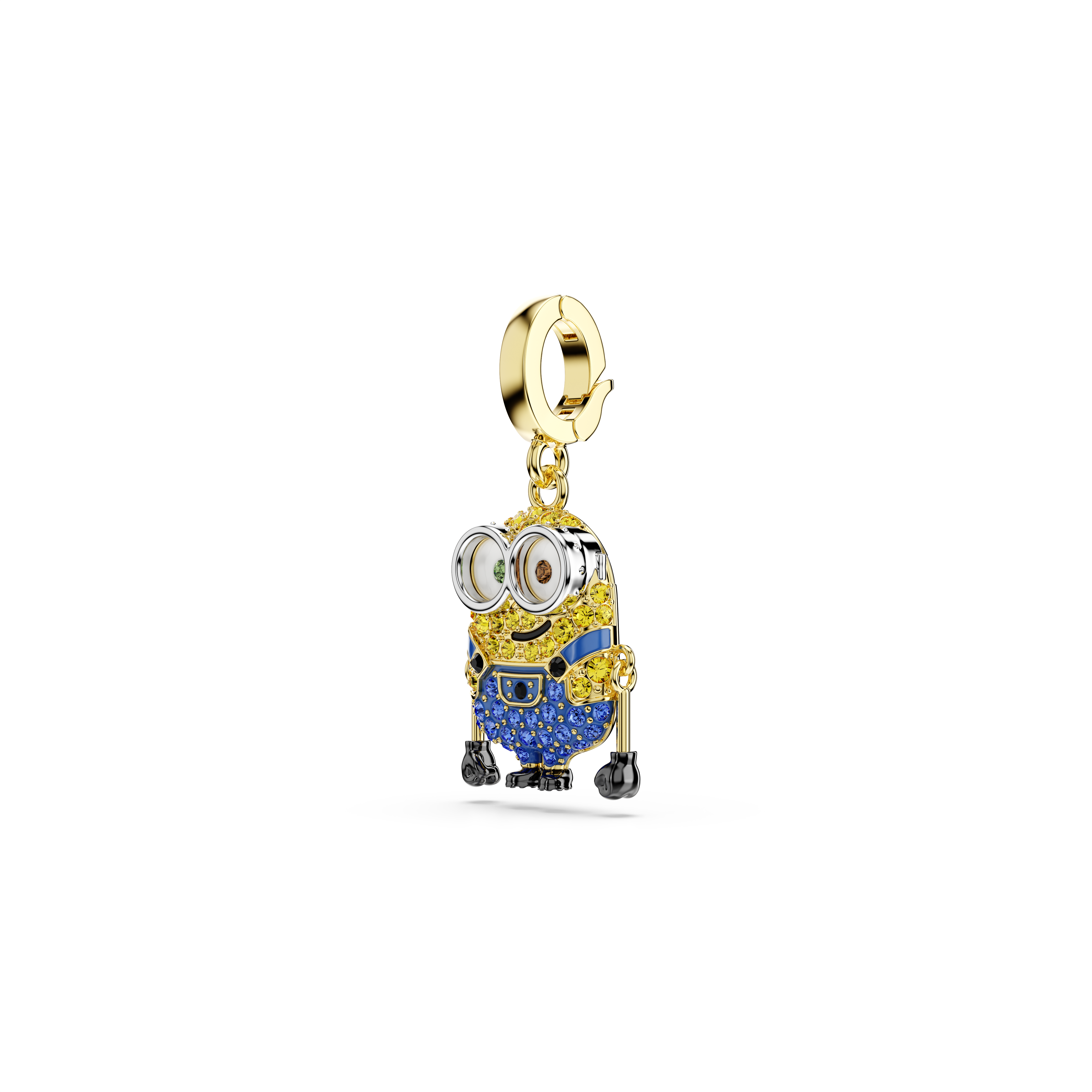 Minions Bob Charm, Çok Renkli, Sarı Altın Rengi Kaplama