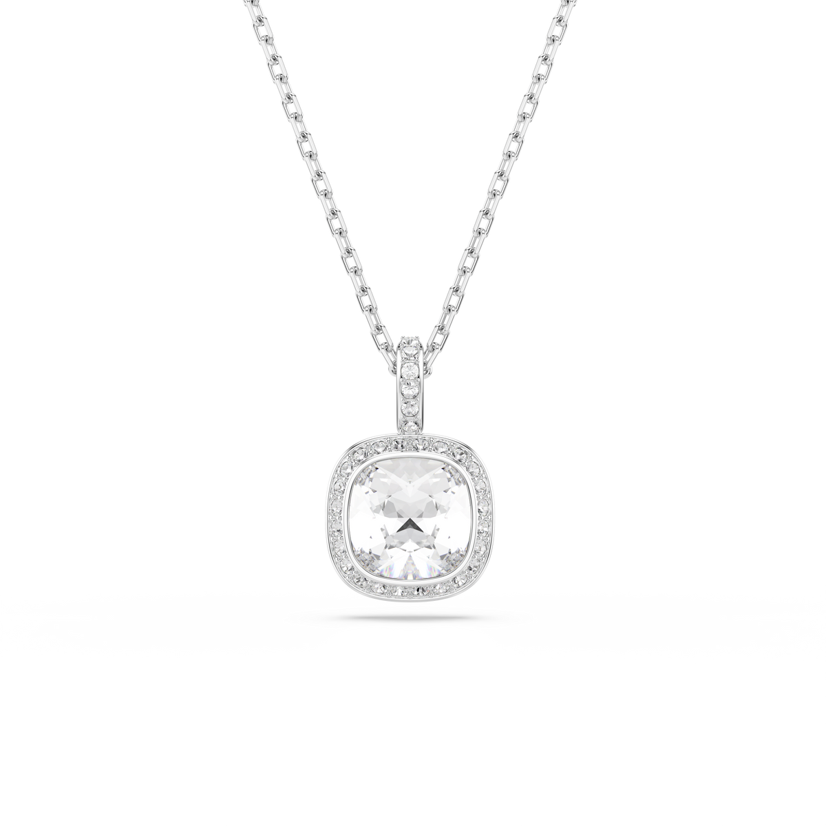 Una Angelic Set, Yastık Kesim, Beyaz, Rodyum Kaplama